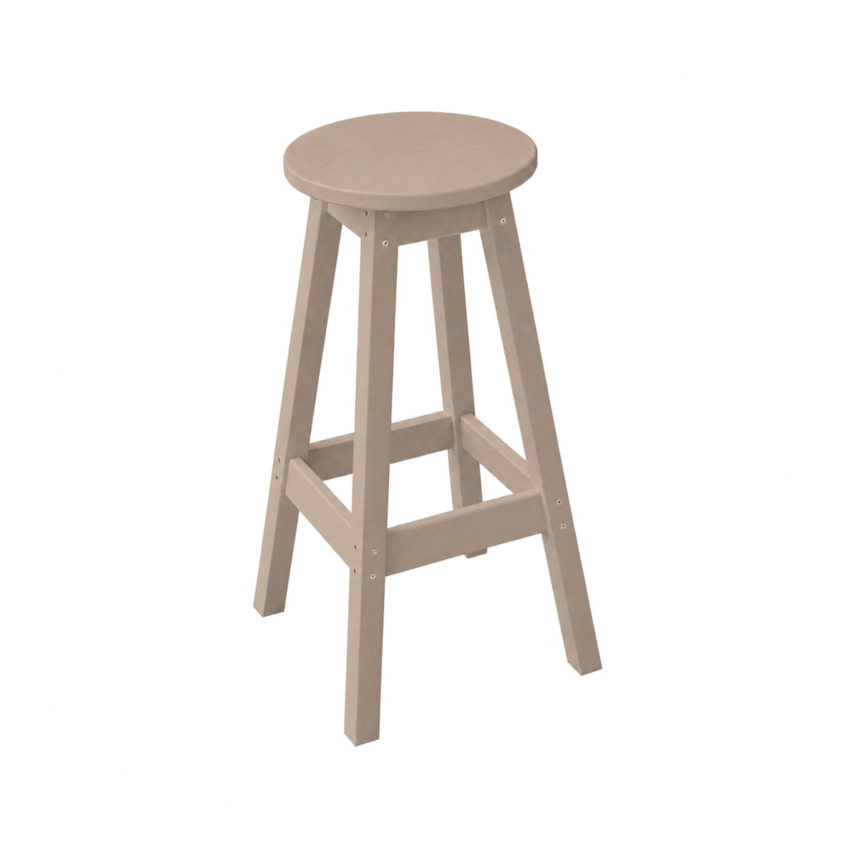 Keystone Amish Co. Poly Composite Round Bar Stool