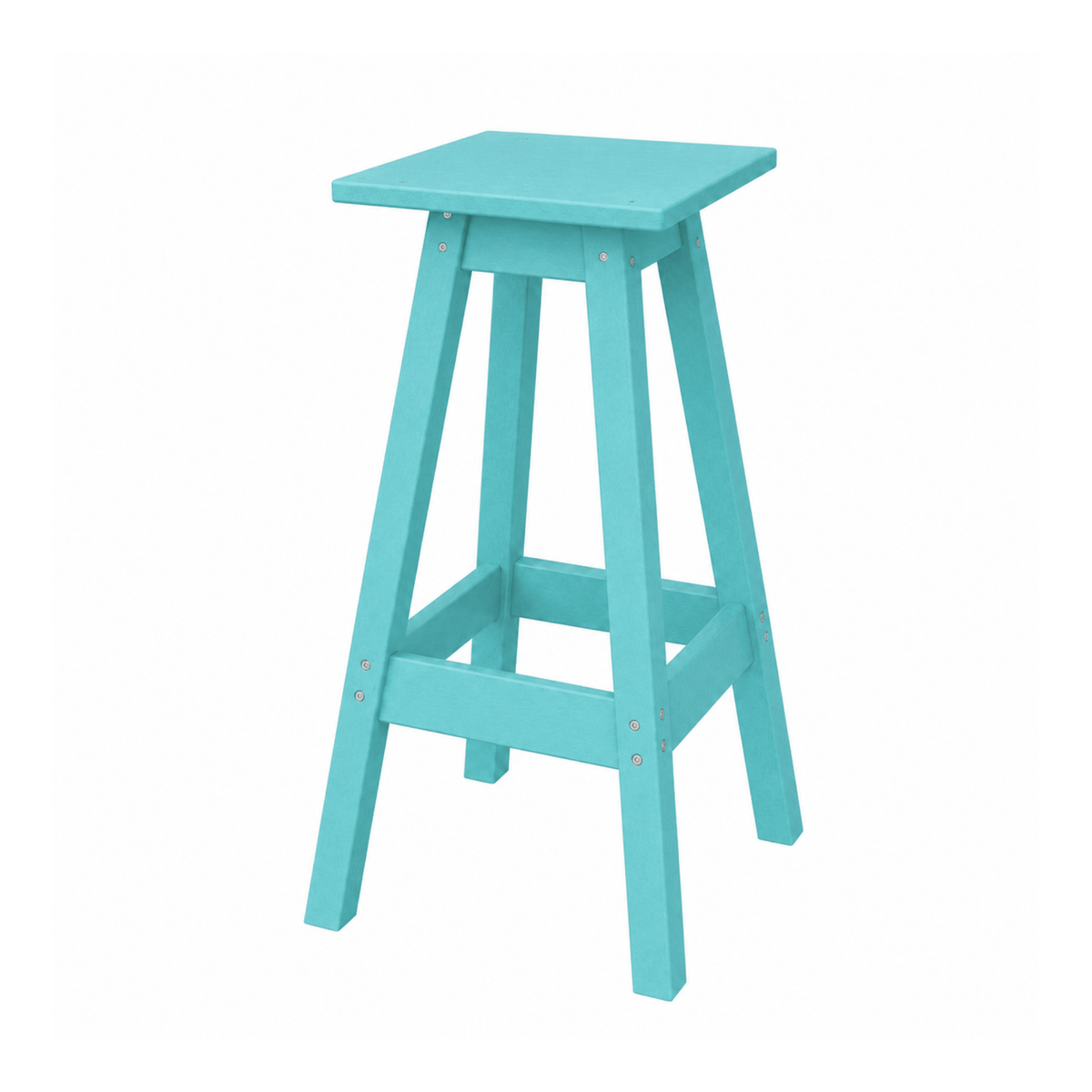 Keystone Amish Co. Poly Square Outdoor Bar Stool