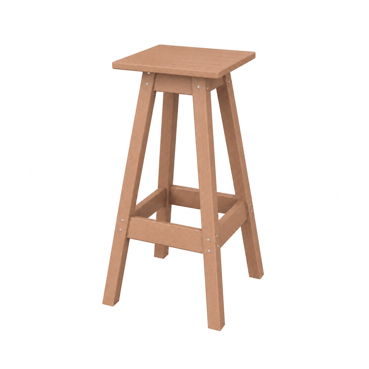 Keystone Amish Co. Poly Square Outdoor Bar Stool