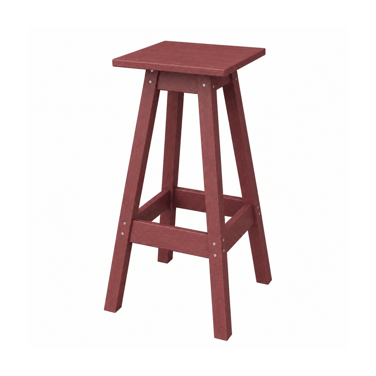 Keystone Amish Co. Poly Square Outdoor Bar Stool