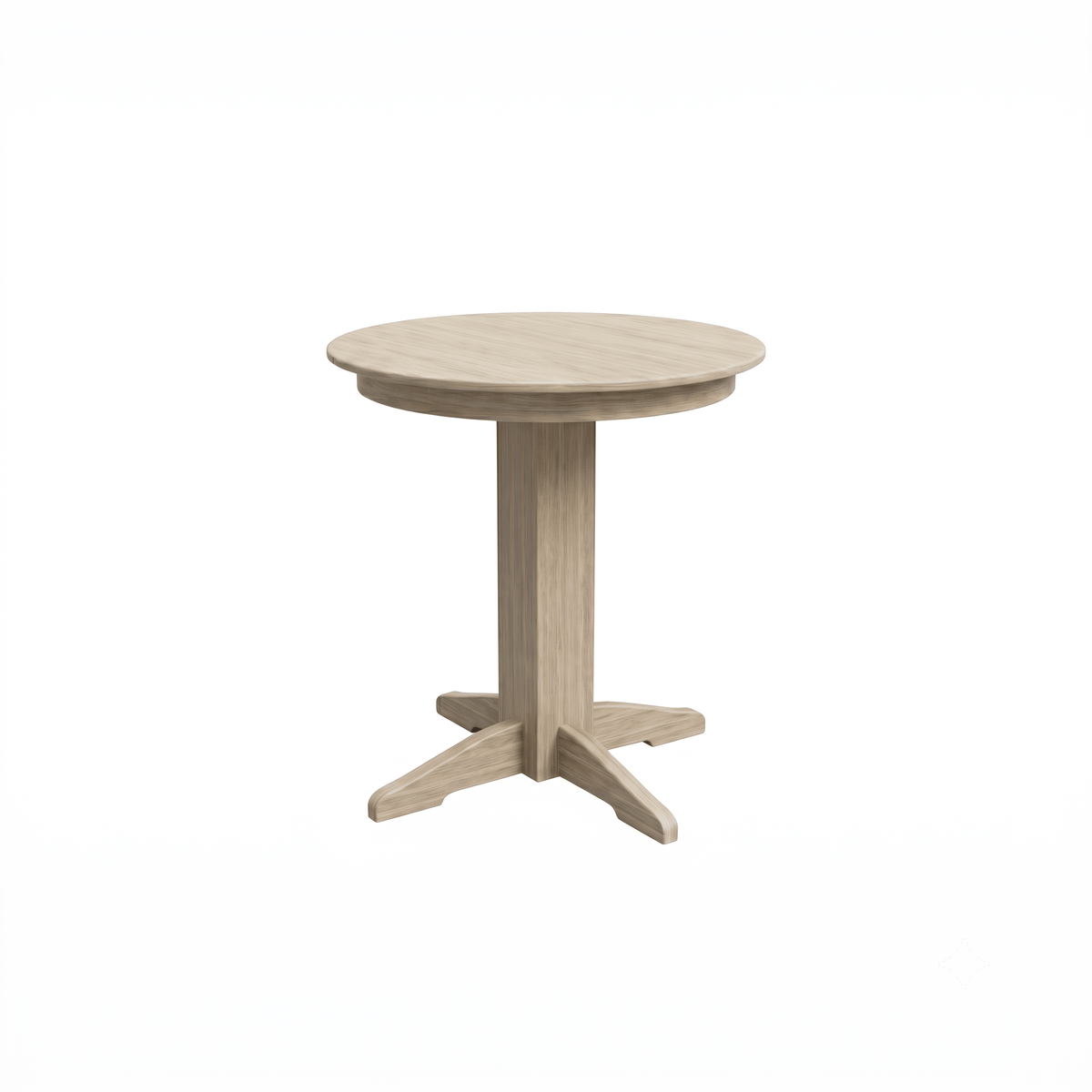Keystone Amish Co. Round Poly Lumber Counter Height Dining Table