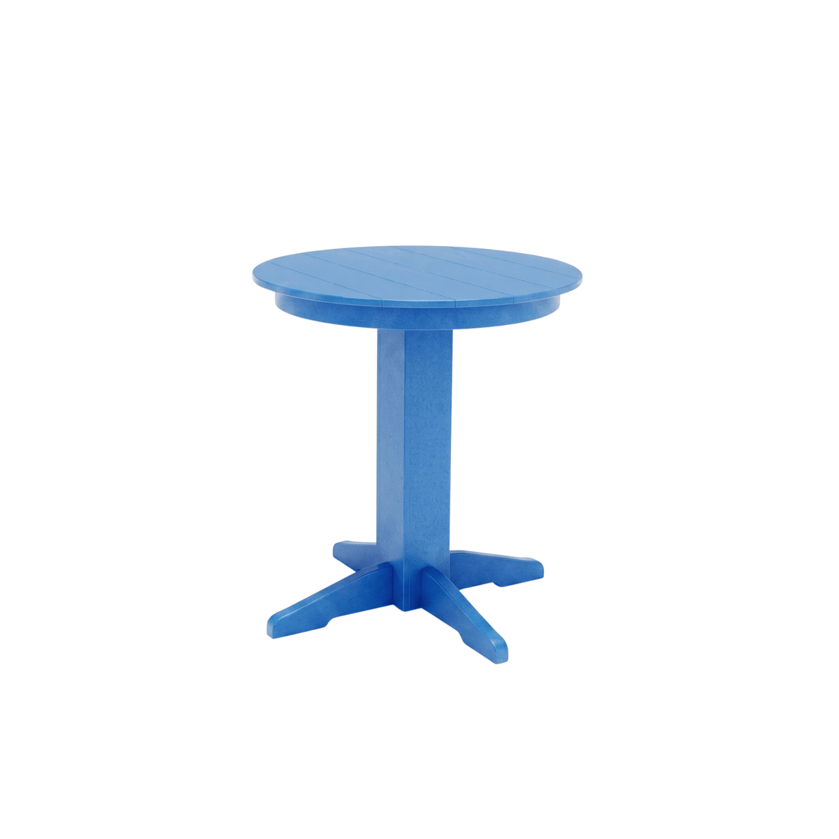 Keystone Amish Co. Round Poly Lumber Counter Height Dining Table