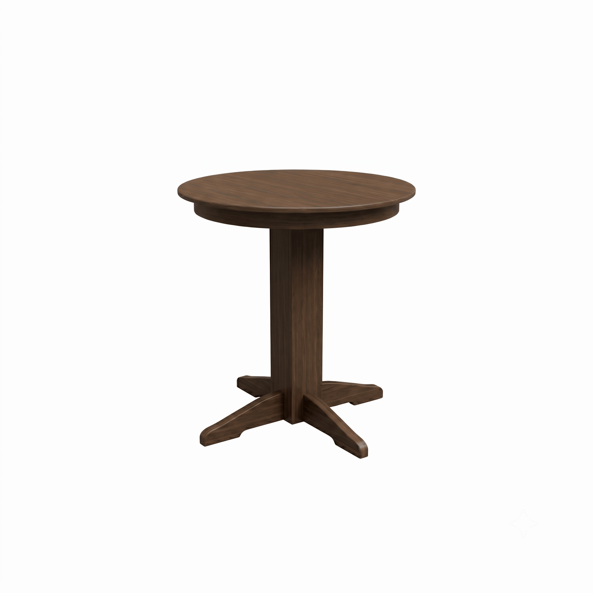 Keystone Amish Co. Round Poly Lumber Counter Height Dining Table