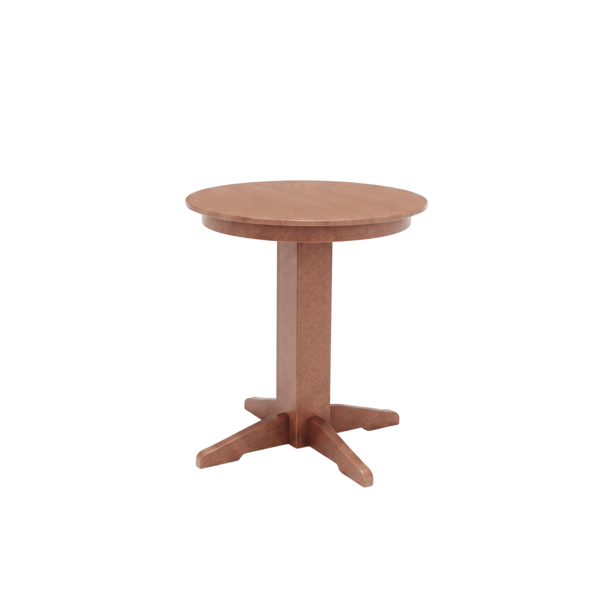 Keystone Amish Co. Round Poly Lumber Counter Height Dining Table