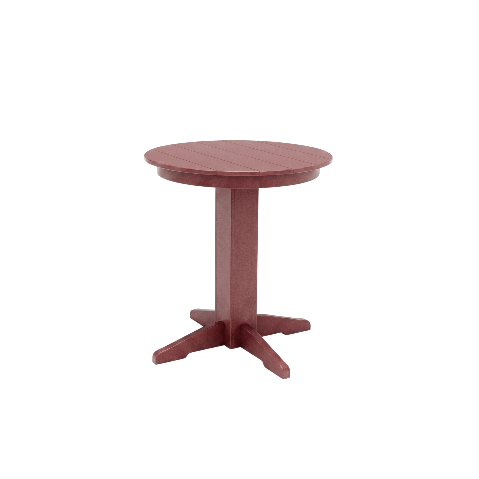 Keystone Amish Co. Round Poly Lumber Counter Height Dining Table