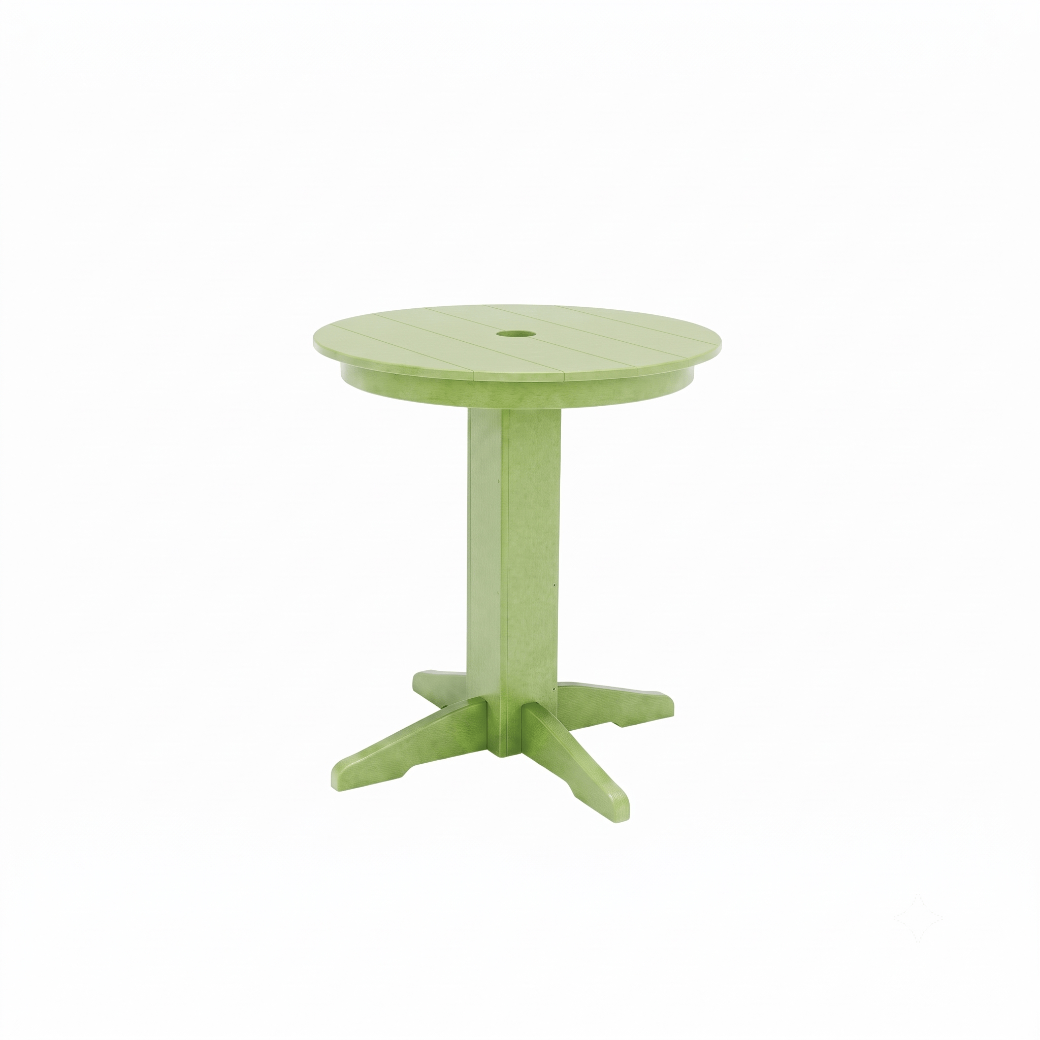 Keystone Amish Co. Round Poly Lumber Counter Height Dining Table