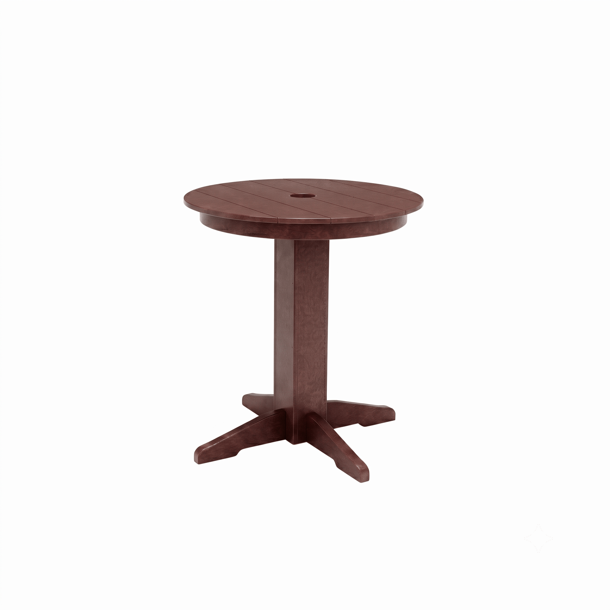 Keystone Amish Co. Round Poly Lumber Counter Height Dining Table