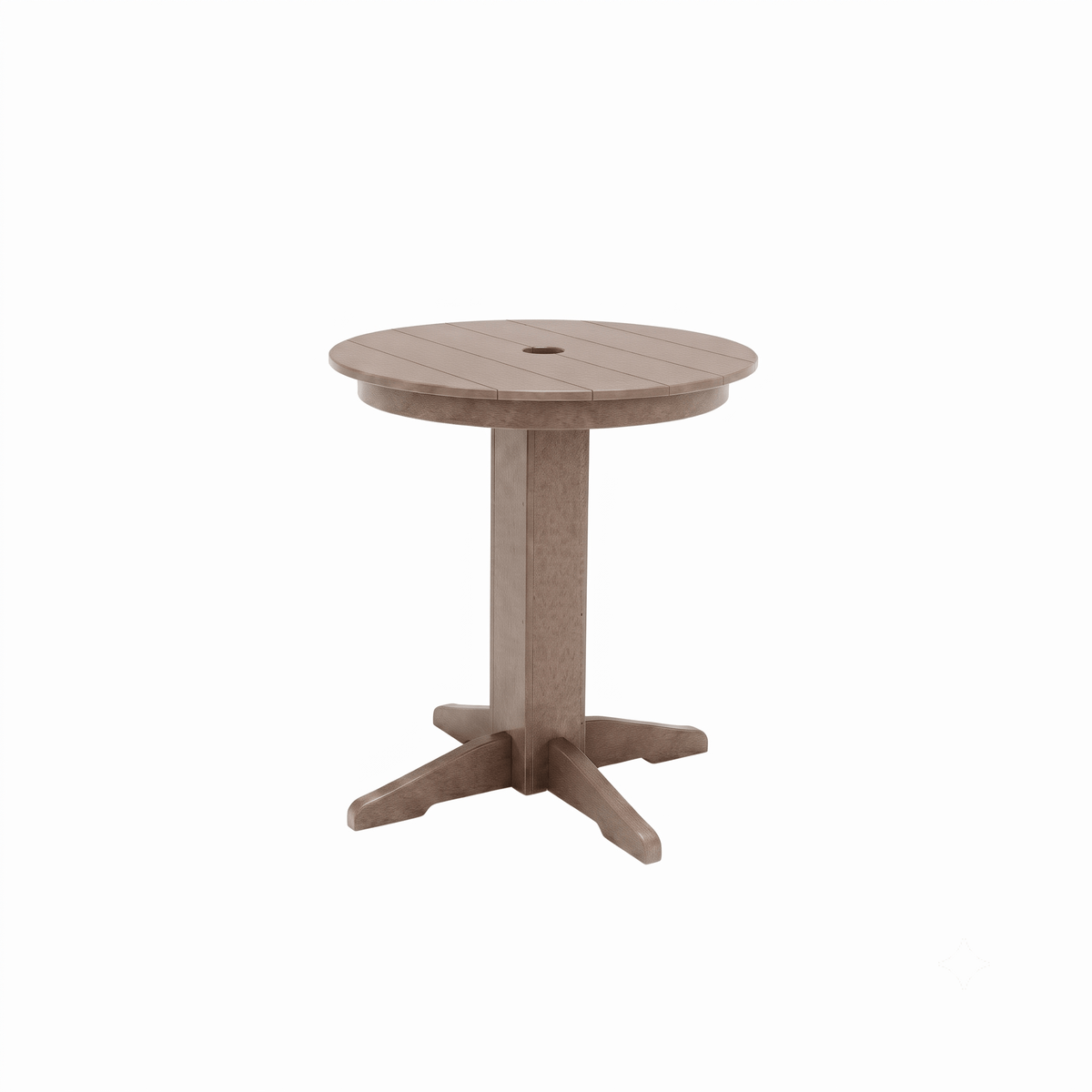 Keystone Amish Co. Round Poly Lumber Counter Height Dining Table