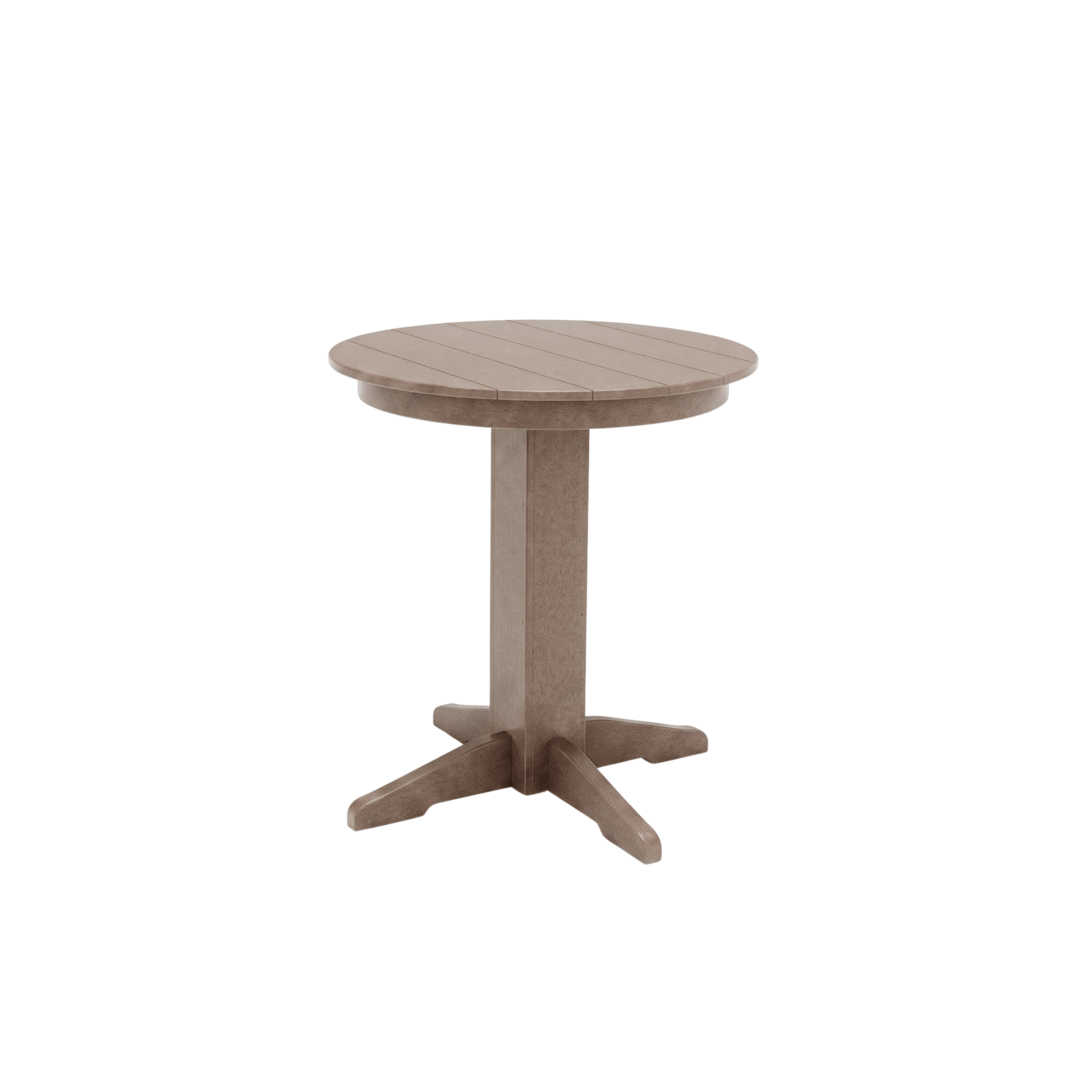 Keystone Amish Co. Round Poly Lumber Counter Height Dining Table