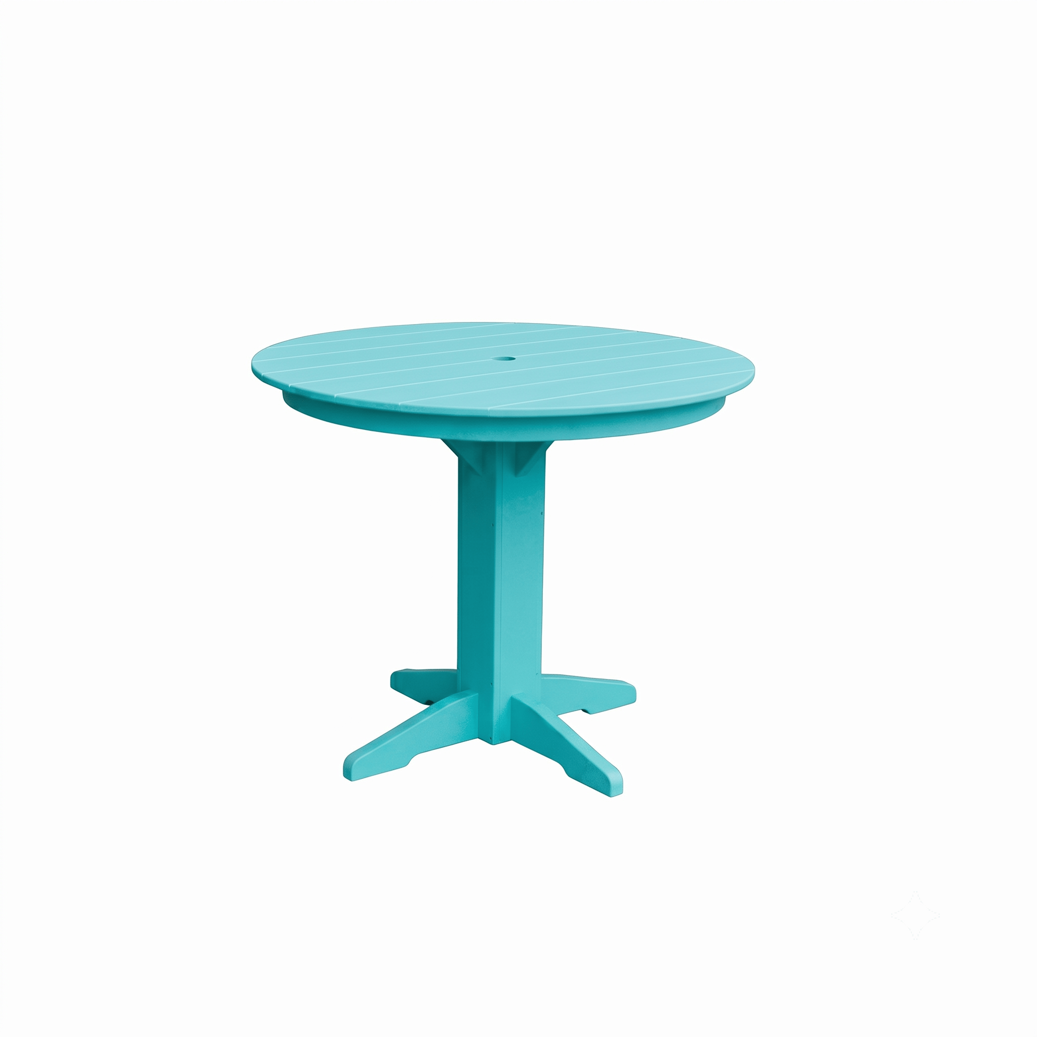 Keystone Amish Co. Round Poly Lumber Counter Height Dining Table