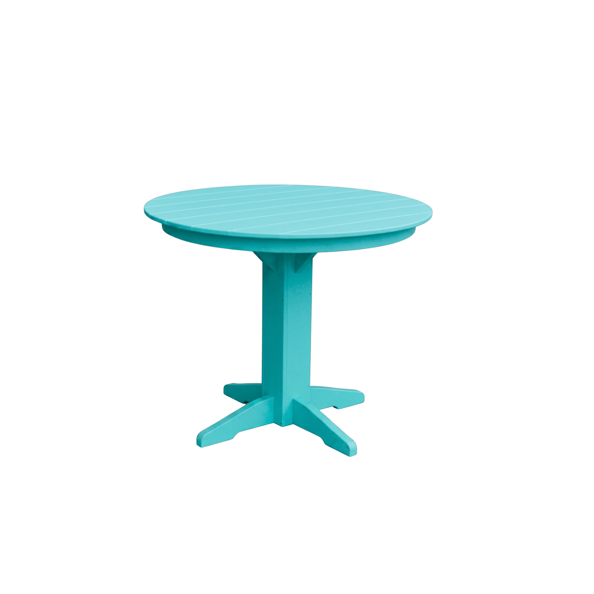 Keystone Amish Co. Round Poly Lumber Counter Height Dining Table
