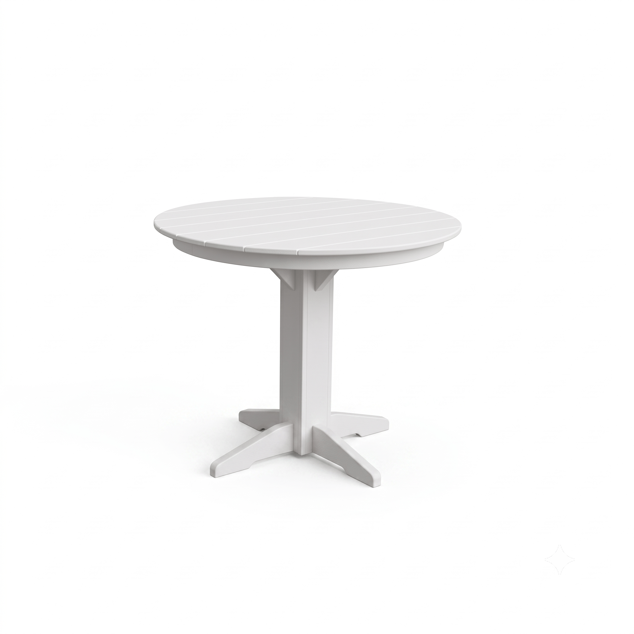 Keystone Amish Co. Round Poly Lumber Counter Height Dining Table
