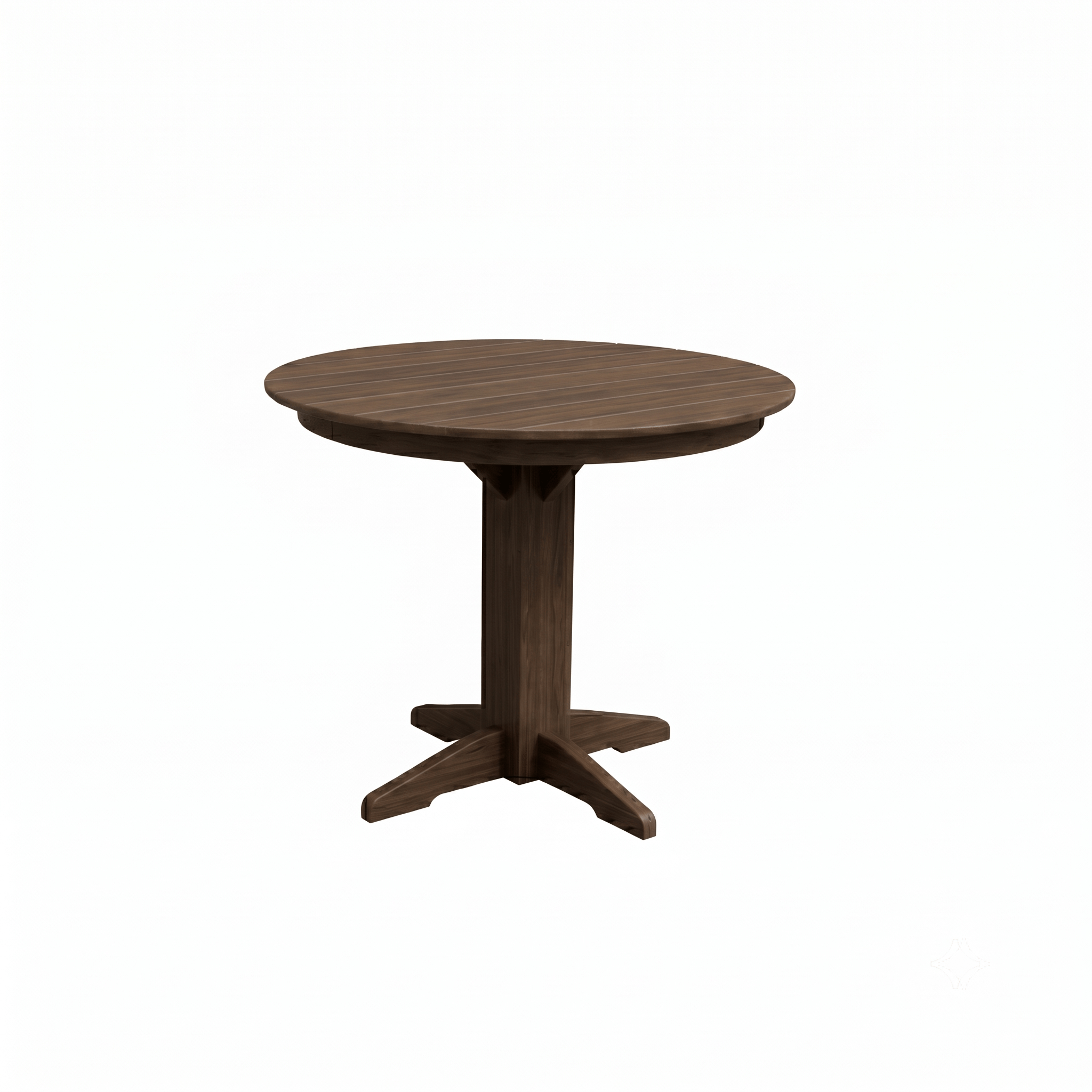 Keystone Amish Co. Round Poly Lumber Counter Height Dining Table