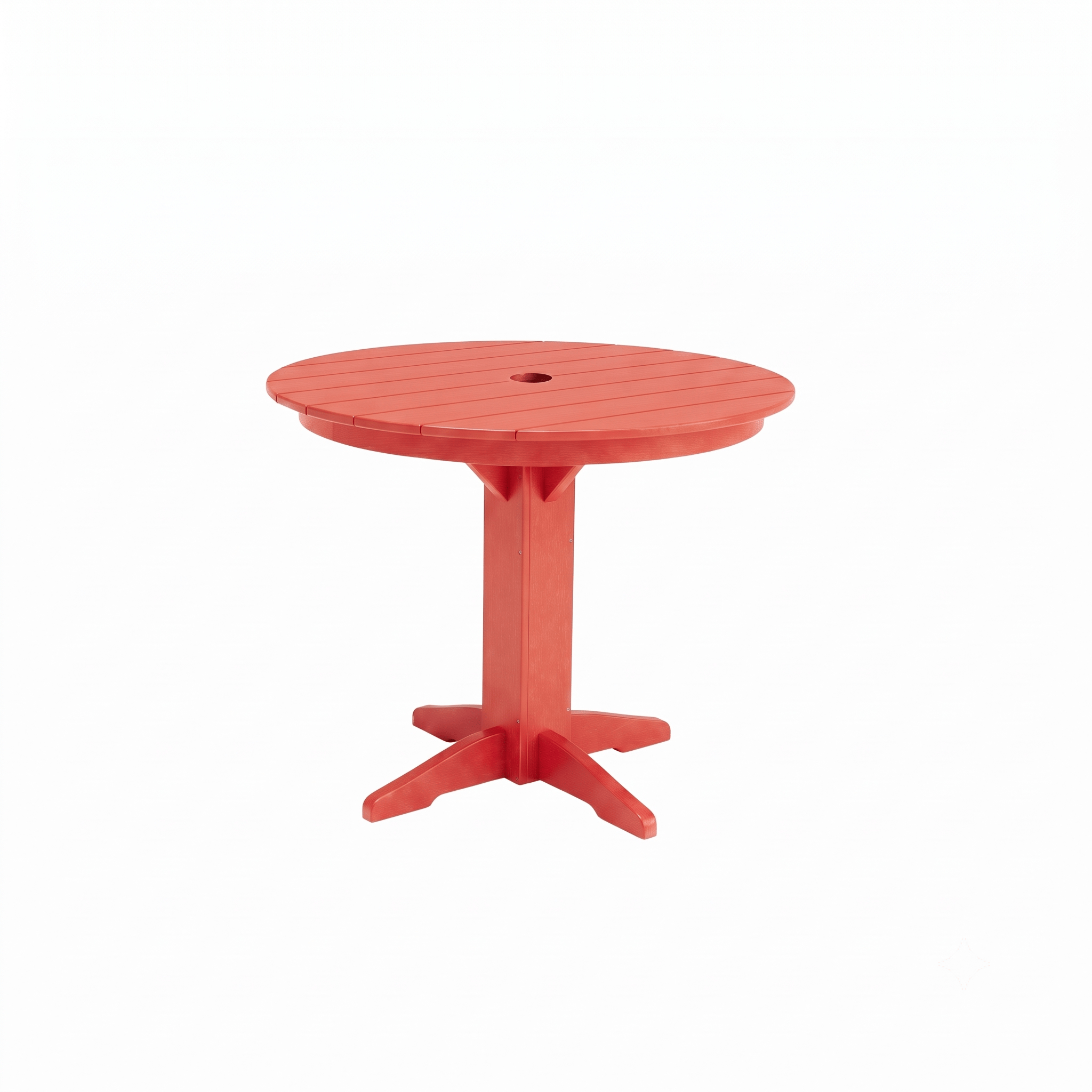Keystone Amish Co. Round Poly Lumber Counter Height Dining Table