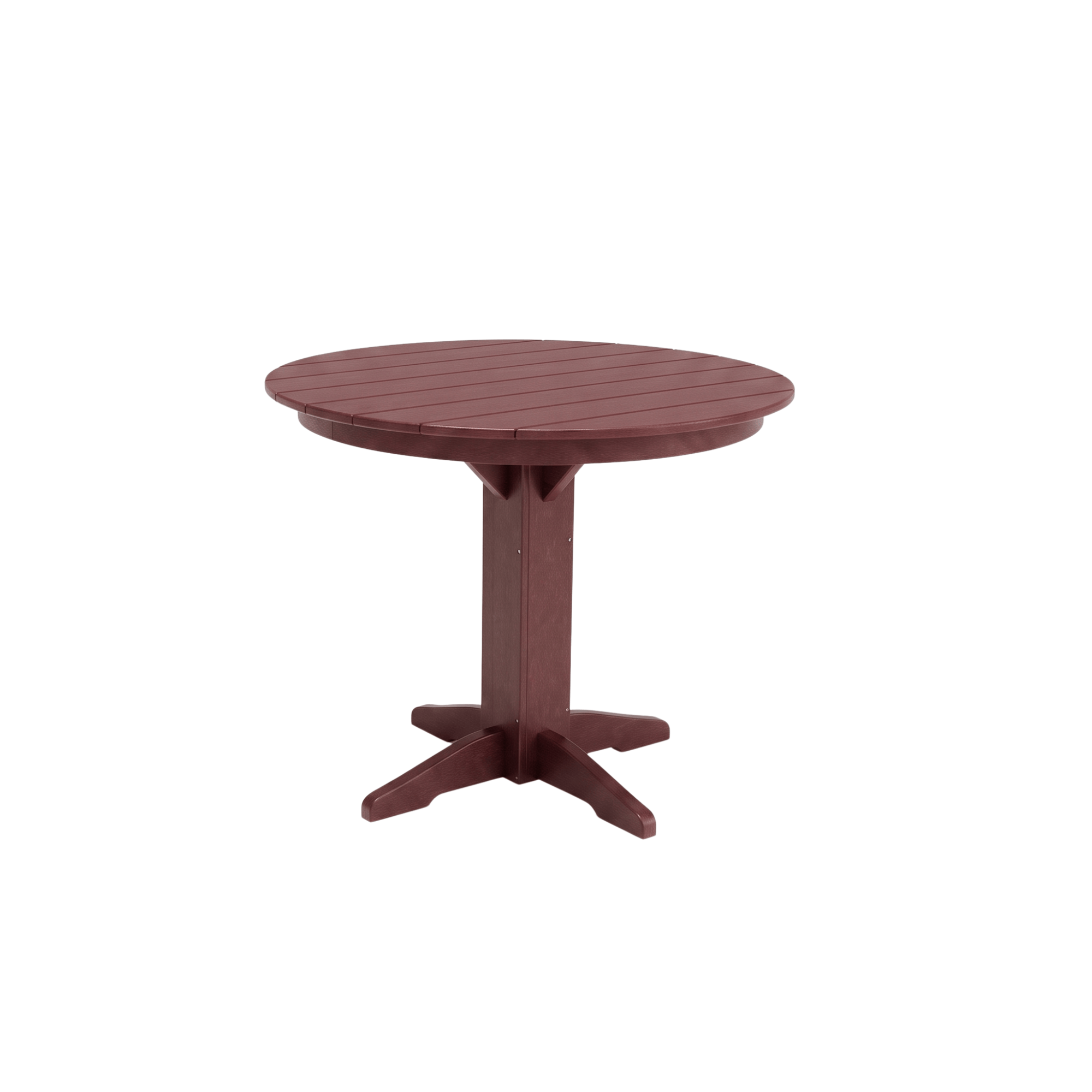 Keystone Amish Co. Round Poly Lumber Counter Height Dining Table