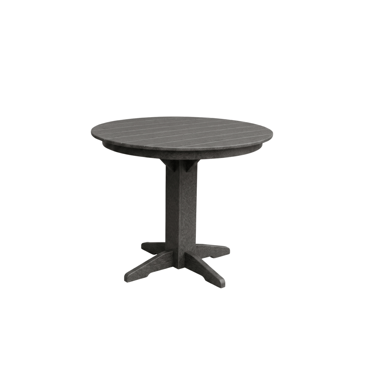 Keystone Amish Co. Round Poly Lumber Counter Height Dining Table