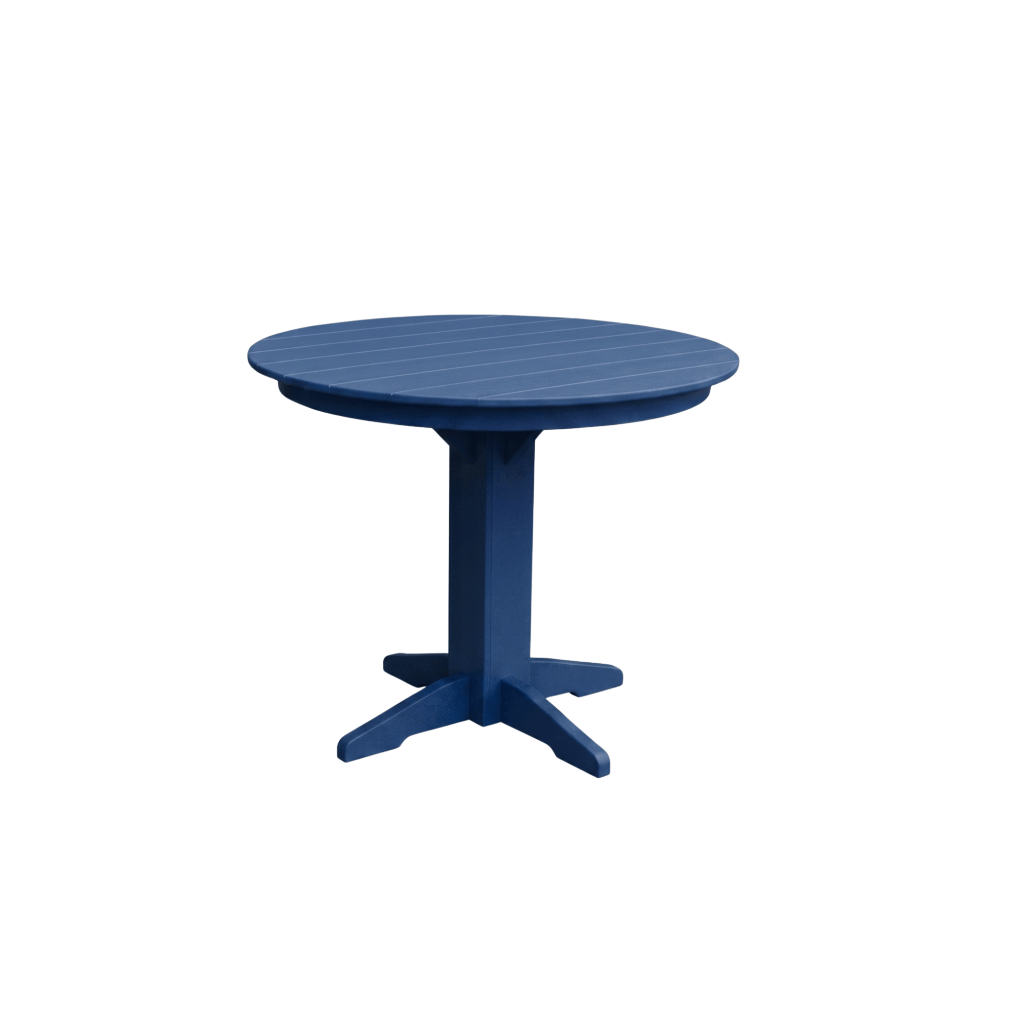 Keystone Amish Co. Round Poly Lumber Counter Height Dining Table