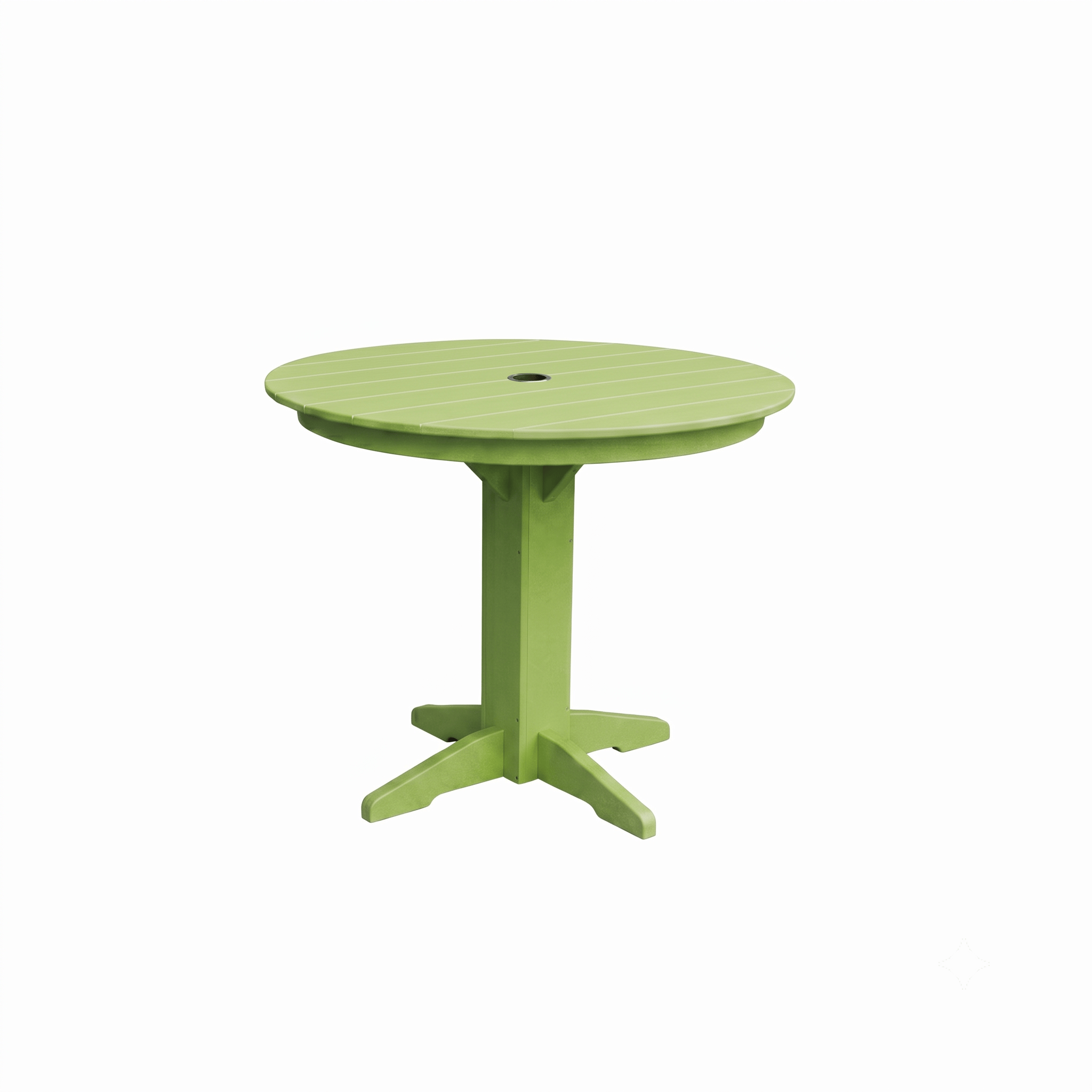 Keystone Amish Co. Round Poly Lumber Counter Height Dining Table