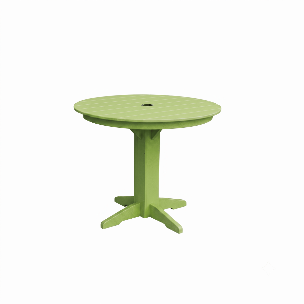 Keystone Amish Co. Round Poly Lumber Counter Height Dining Table