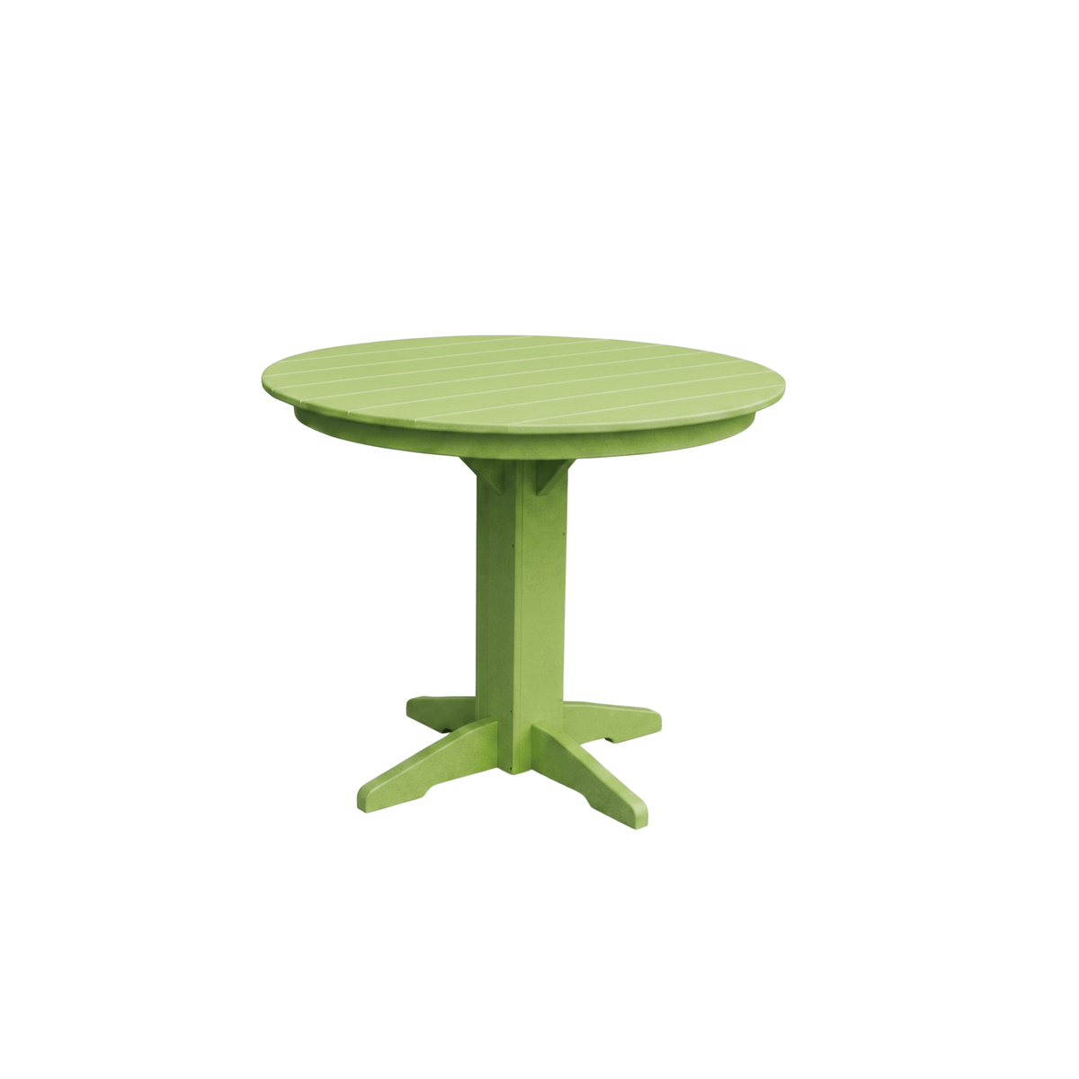 Keystone Amish Co. Round Poly Lumber Counter Height Dining Table