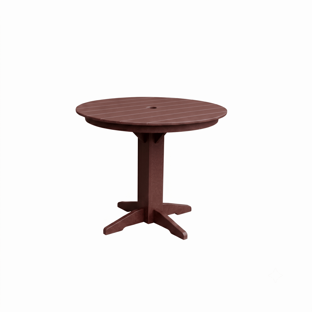 Keystone Amish Co. Round Poly Lumber Counter Height Dining Table