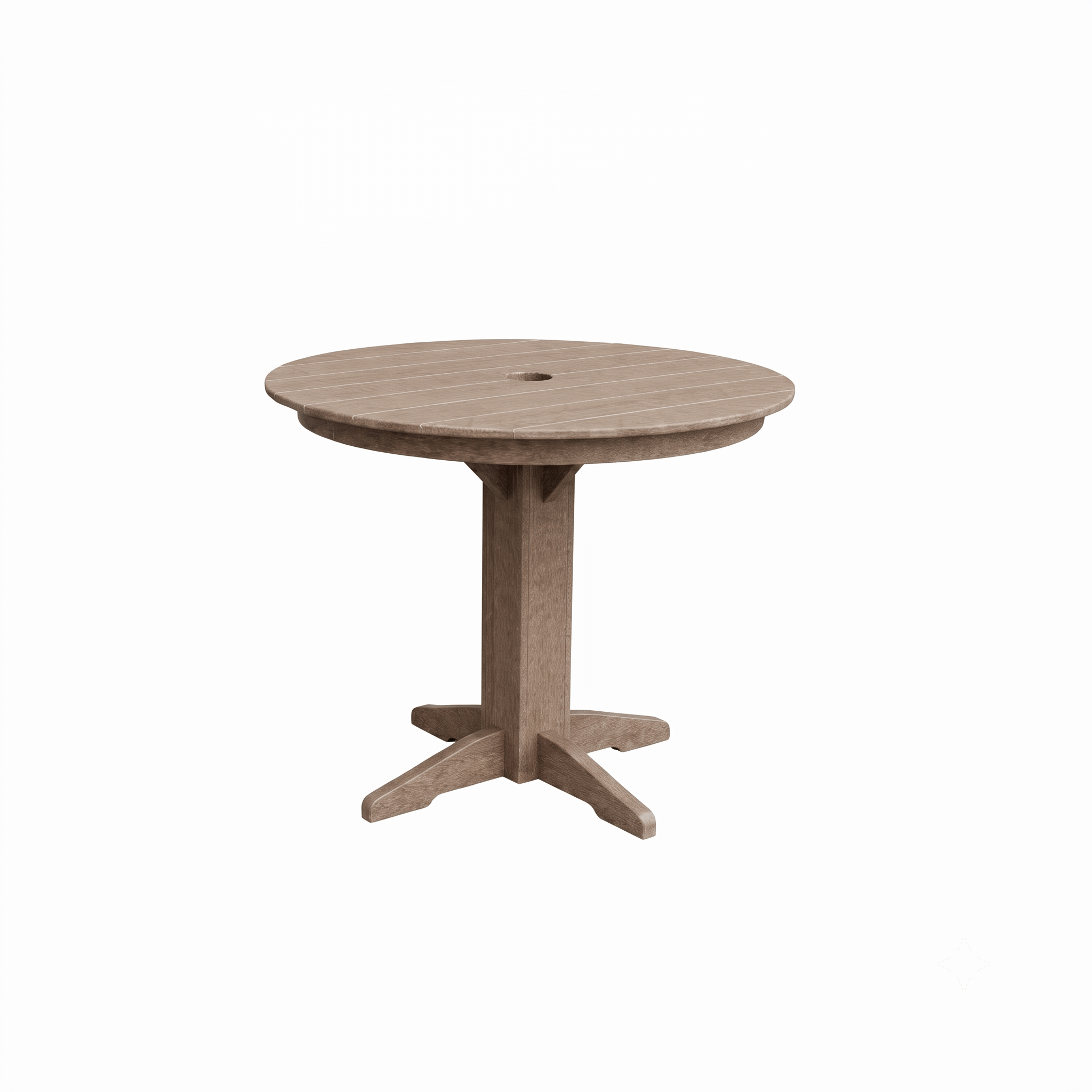 Keystone Amish Co. Round Poly Lumber Counter Height Dining Table