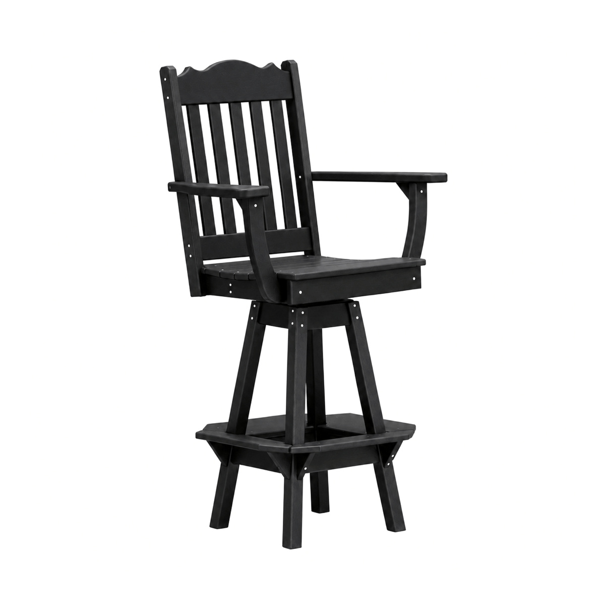 Keystone Amish Co. Royal Poly Swivel Bar Chair