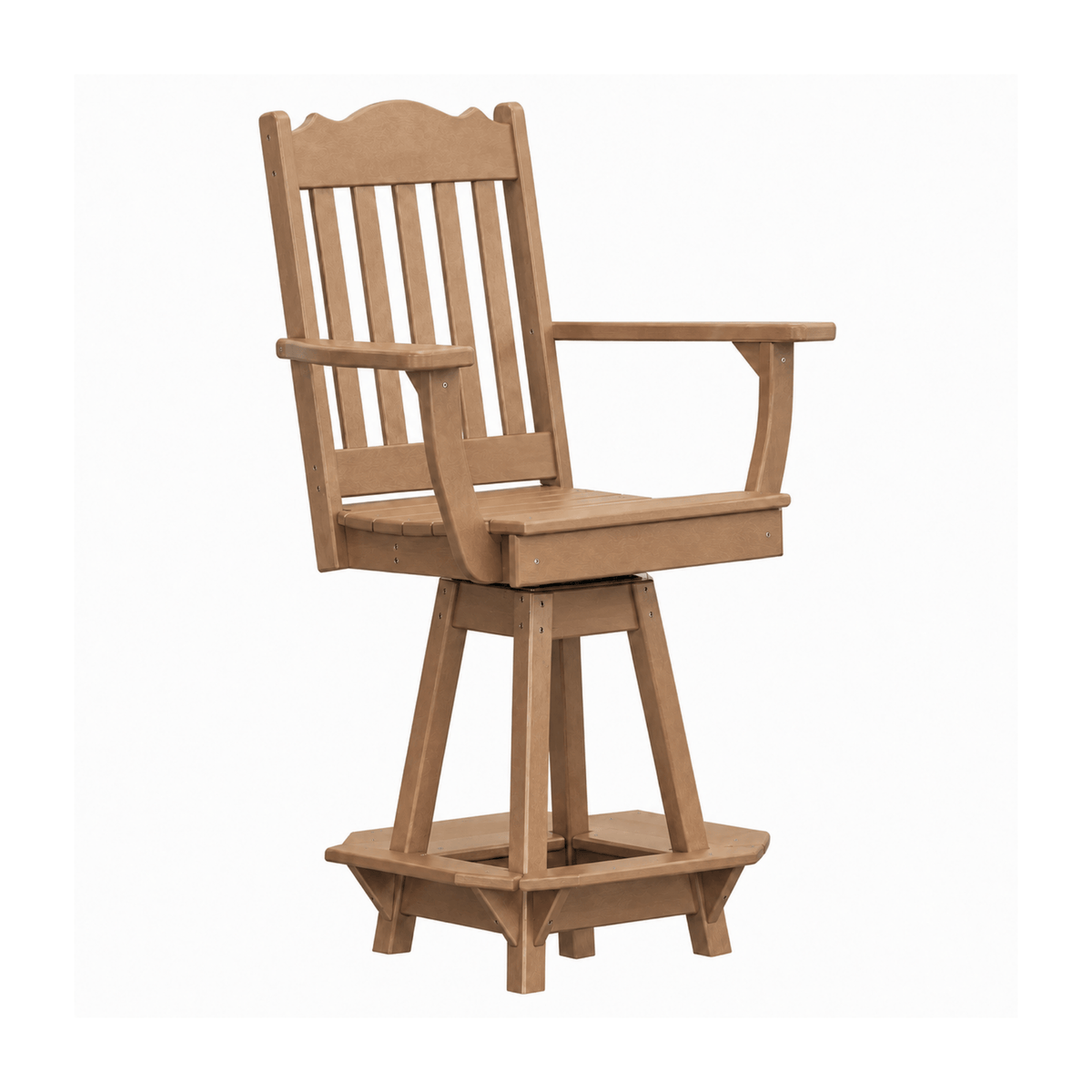 Keystone Amish Co. Royal Poly Swivel Counter Height Chair