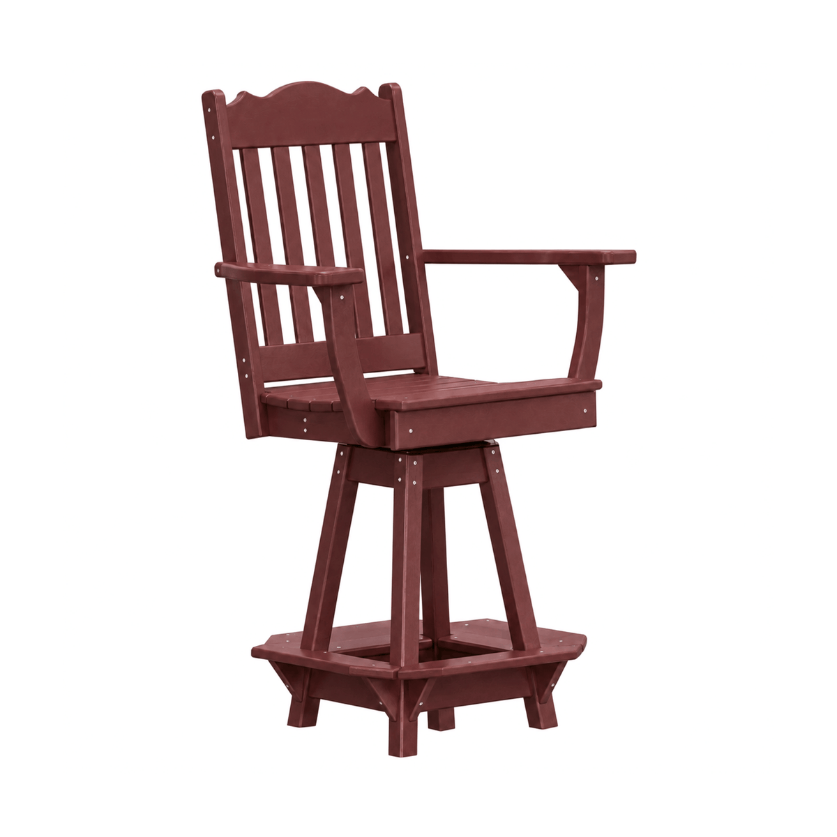 Keystone Amish Co. Royal Poly Swivel Counter Height Chair
