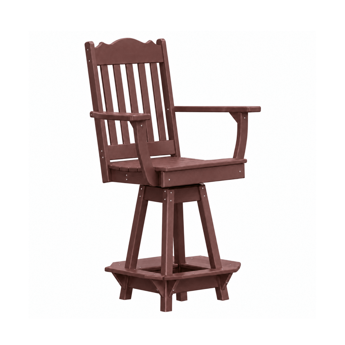 Keystone Amish Co. Royal Poly Swivel Counter Height Chair