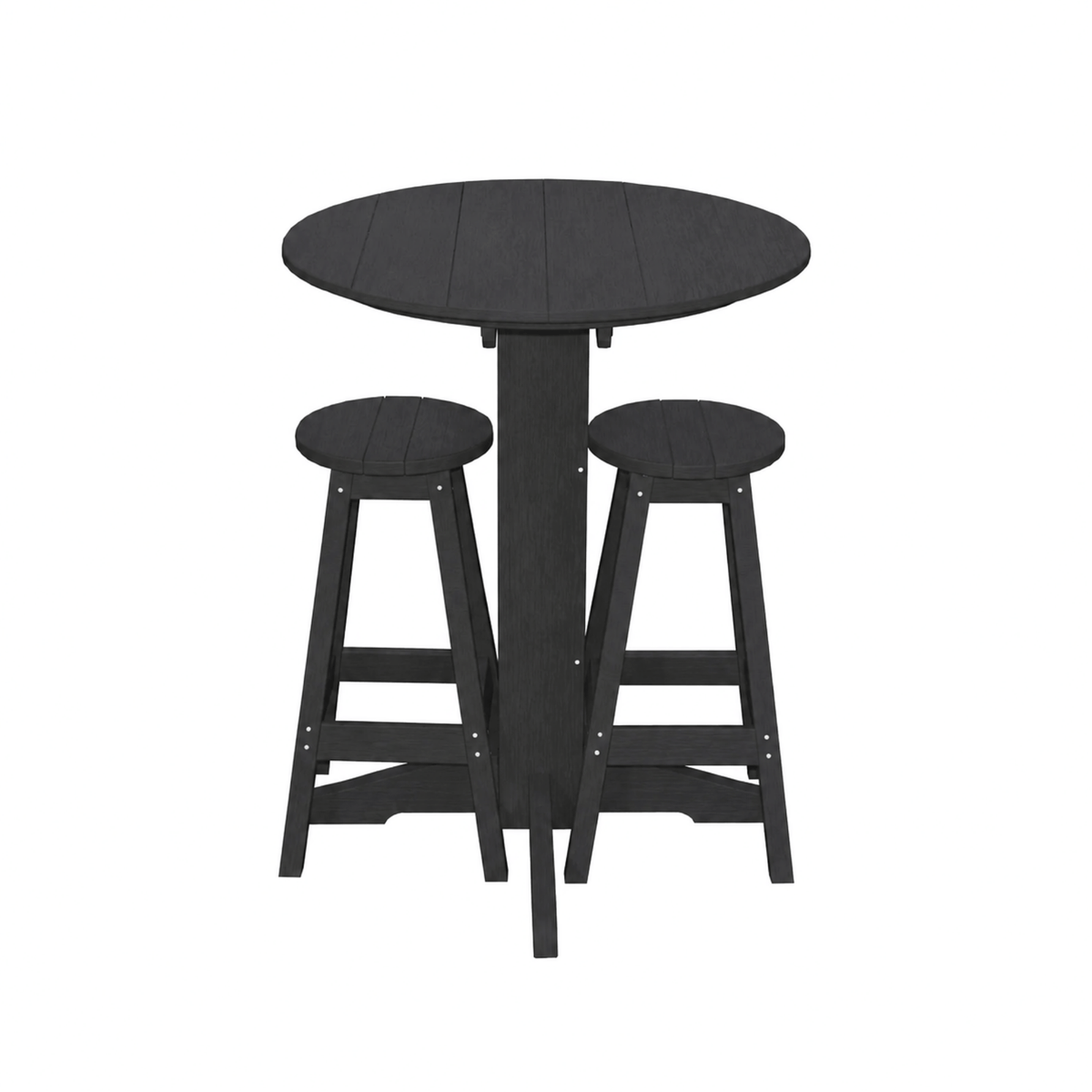 Keystone Amish Co. Sierra 2 Person Poly Round Bar Dining Set