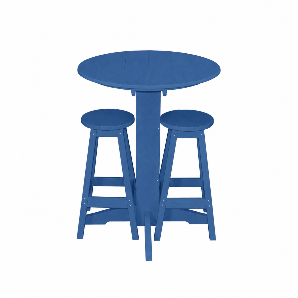 Keystone Amish Co. Sierra 2 Person Poly Round Bar Dining Set