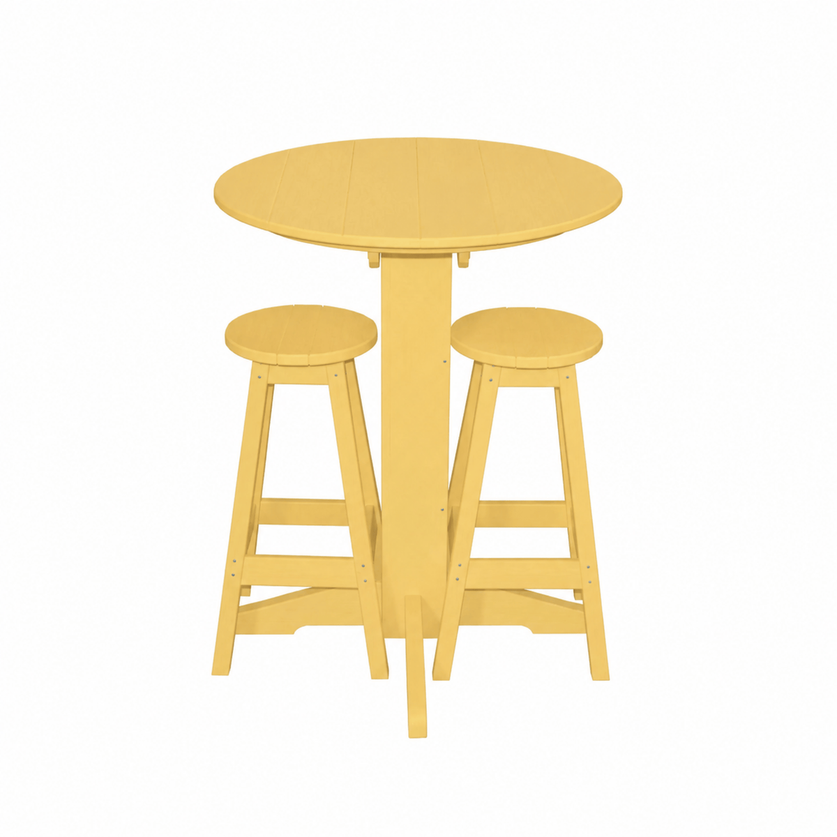 Keystone Amish Co. Sierra 2 Person Poly Round Bar Dining Set