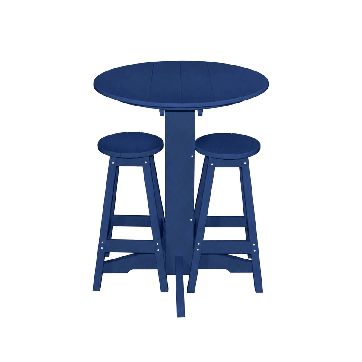Keystone Amish Co. Sierra 2 Person Poly Round Bar Dining Set