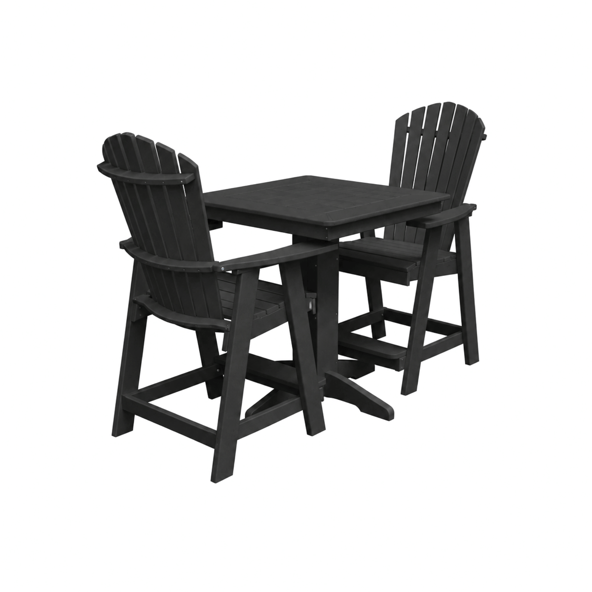 Keystone Amish Co. Sunburst 2-Person Counter Height Poly Dining Set