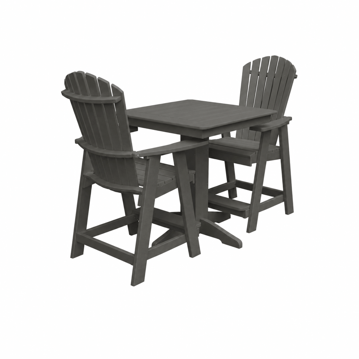 Keystone Amish Co. Sunburst 2-Person Counter Height Poly Dining Set