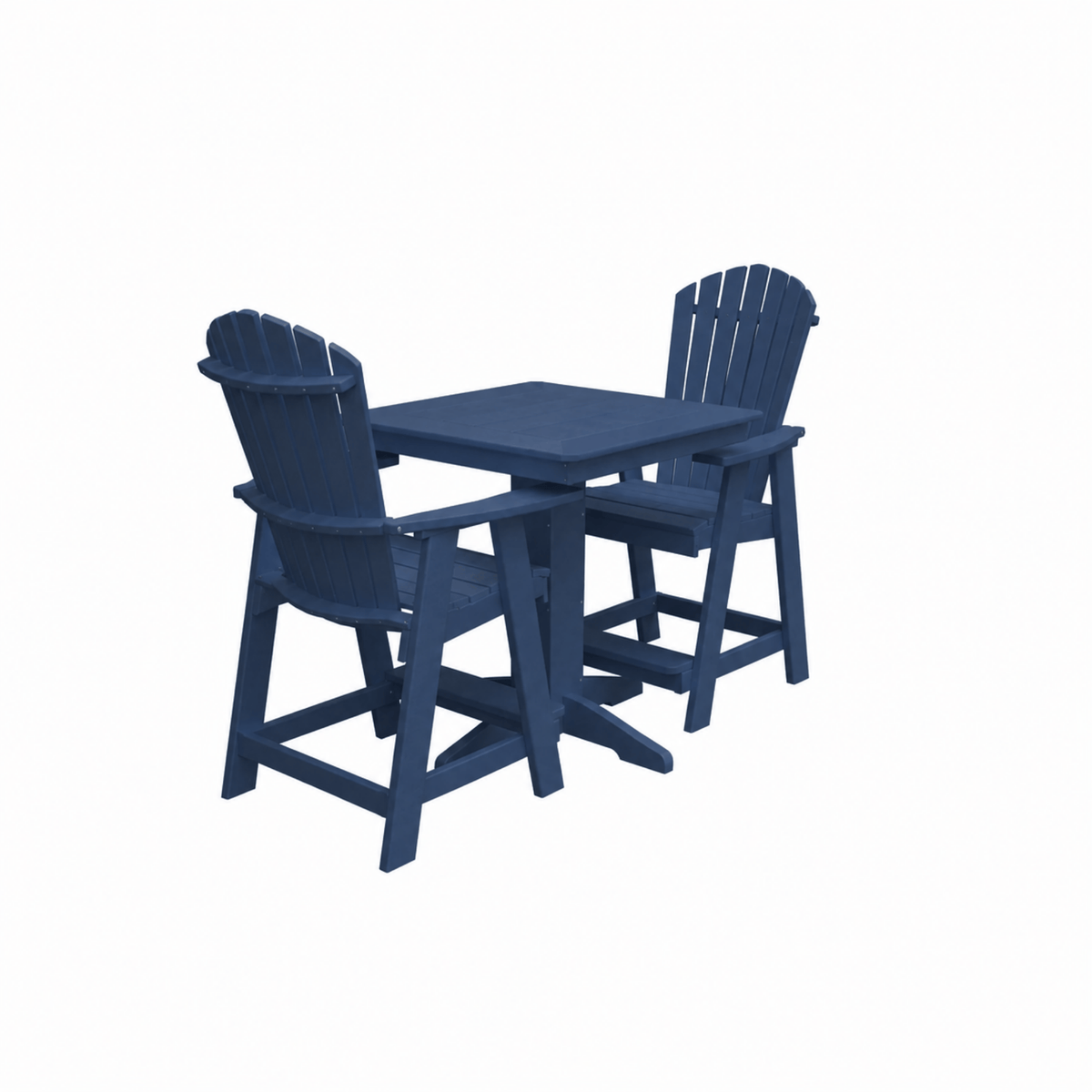 Keystone Amish Co. Sunburst 2-Person Counter Height Poly Dining Set
