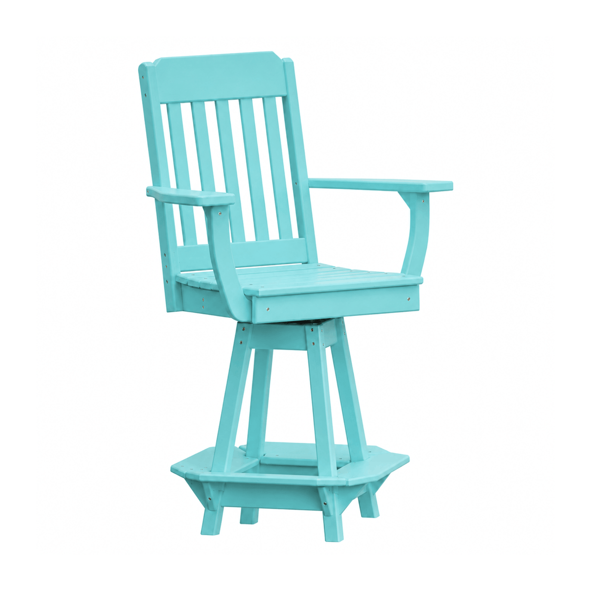 Keystone Amish Co. Traditional Poly Swivel Counter Height Chair
