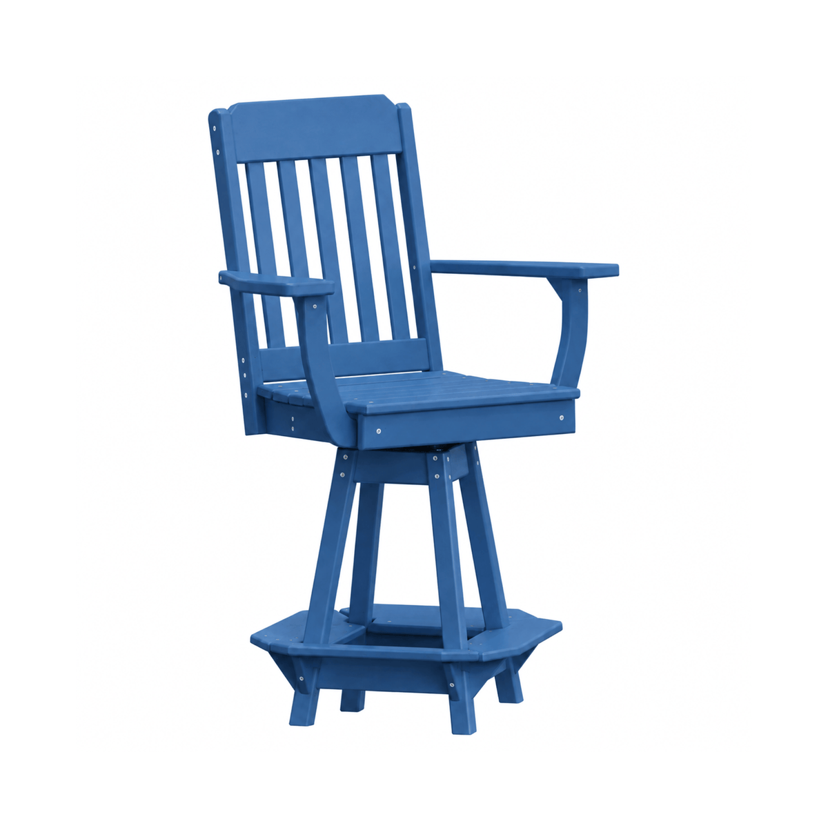 Keystone Amish Co. Traditional Poly Swivel Counter Height Chair