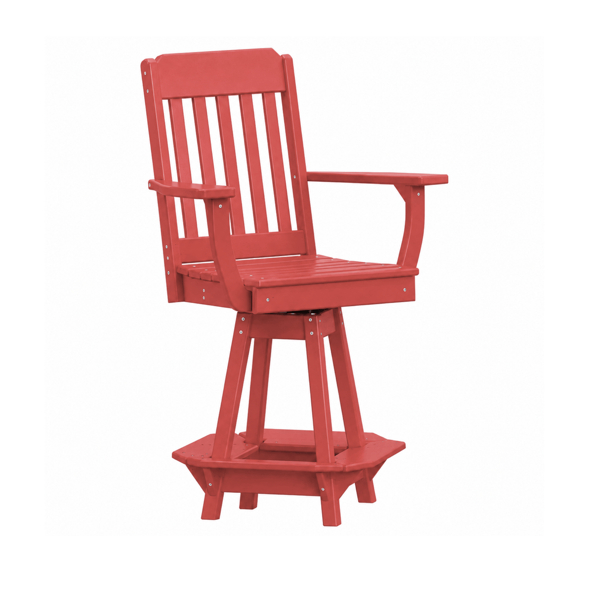 Keystone Amish Co. Traditional Poly Swivel Counter Height Chair