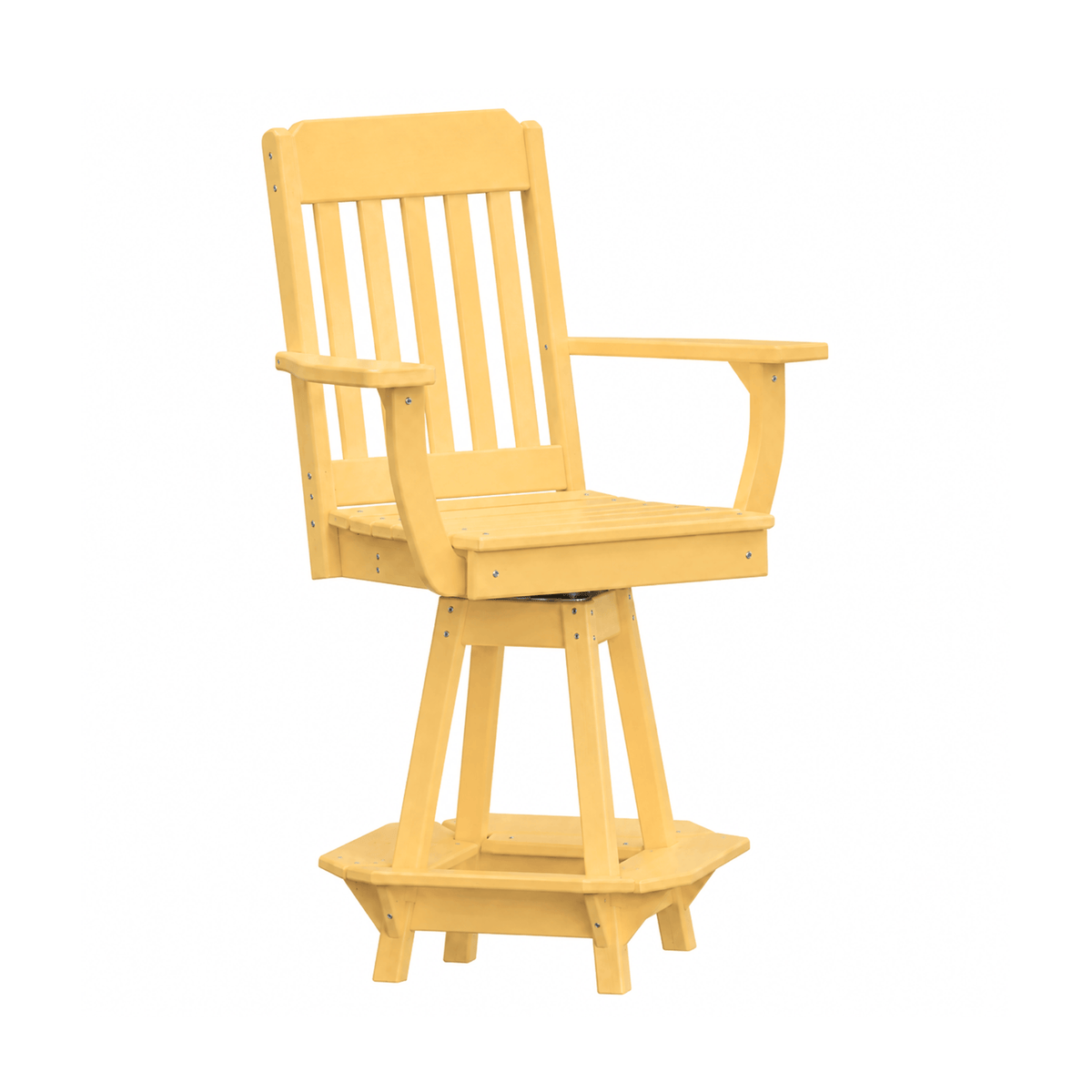 Keystone Amish Co. Traditional Poly Swivel Counter Height Chair