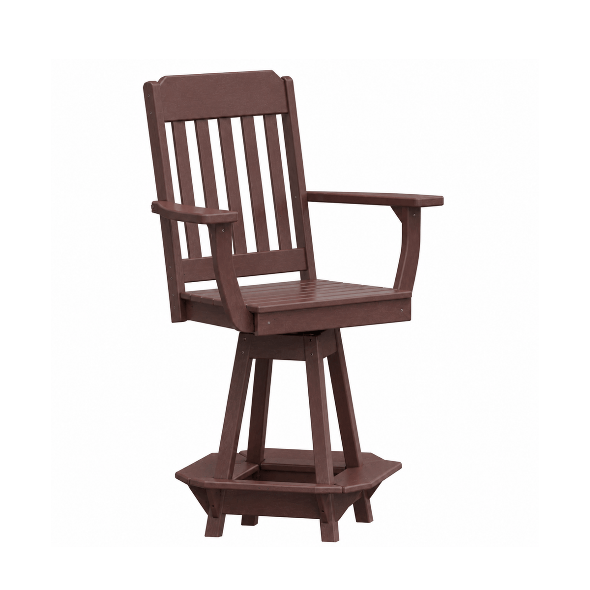Keystone Amish Co. Traditional Poly Swivel Counter Height Chair