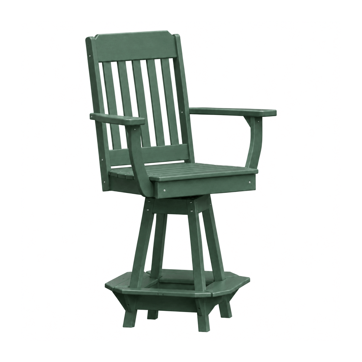 Keystone Amish Co. Traditional Poly Swivel Counter Height Chair