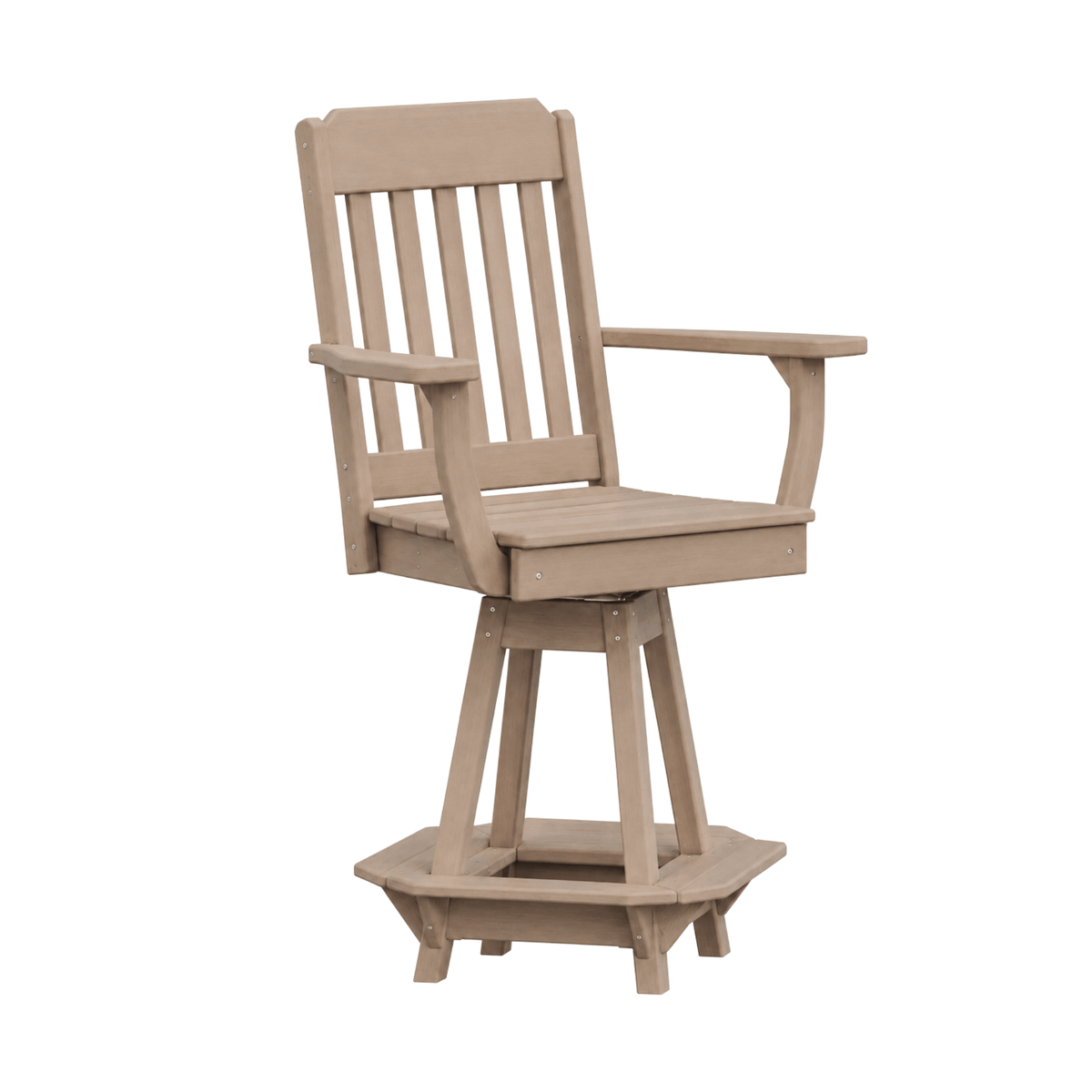 Keystone Amish Co. Traditional Poly Swivel Counter Height Chair