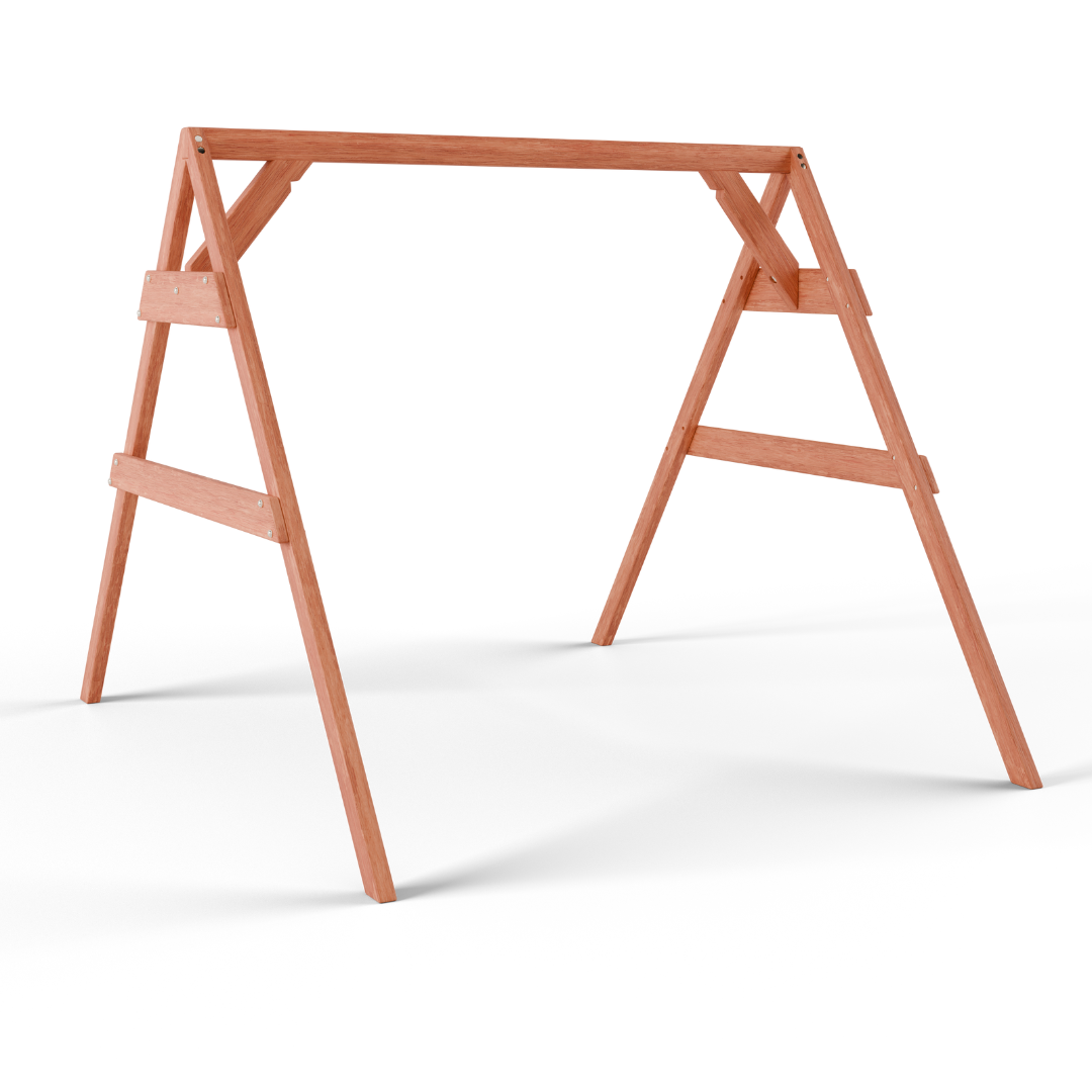 A-Frame Swing Stand in Cedar Stain