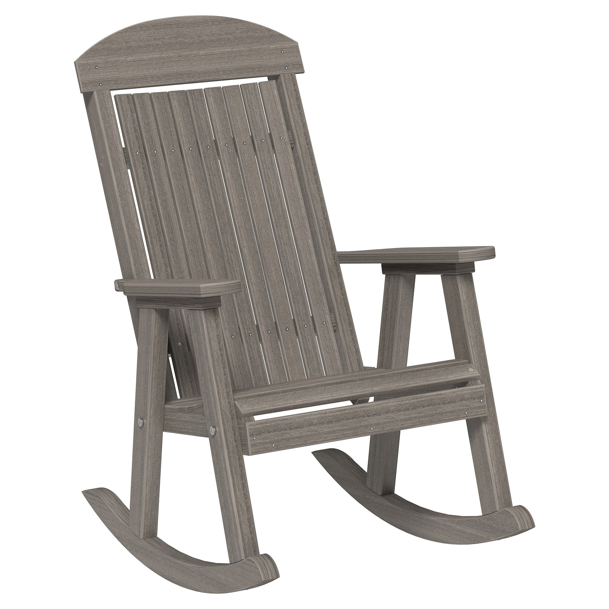 LuxCraft Classic Traditional Poly Composite Rocking Chair