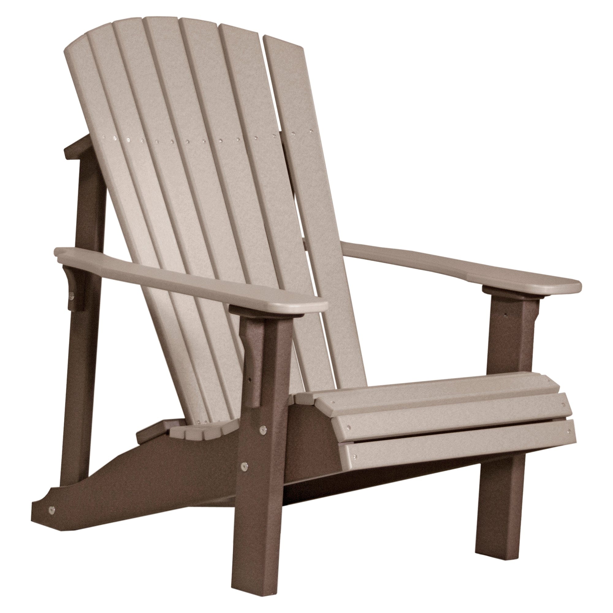 LuxCraft Poly Composite Deluxe Adirondack Chair