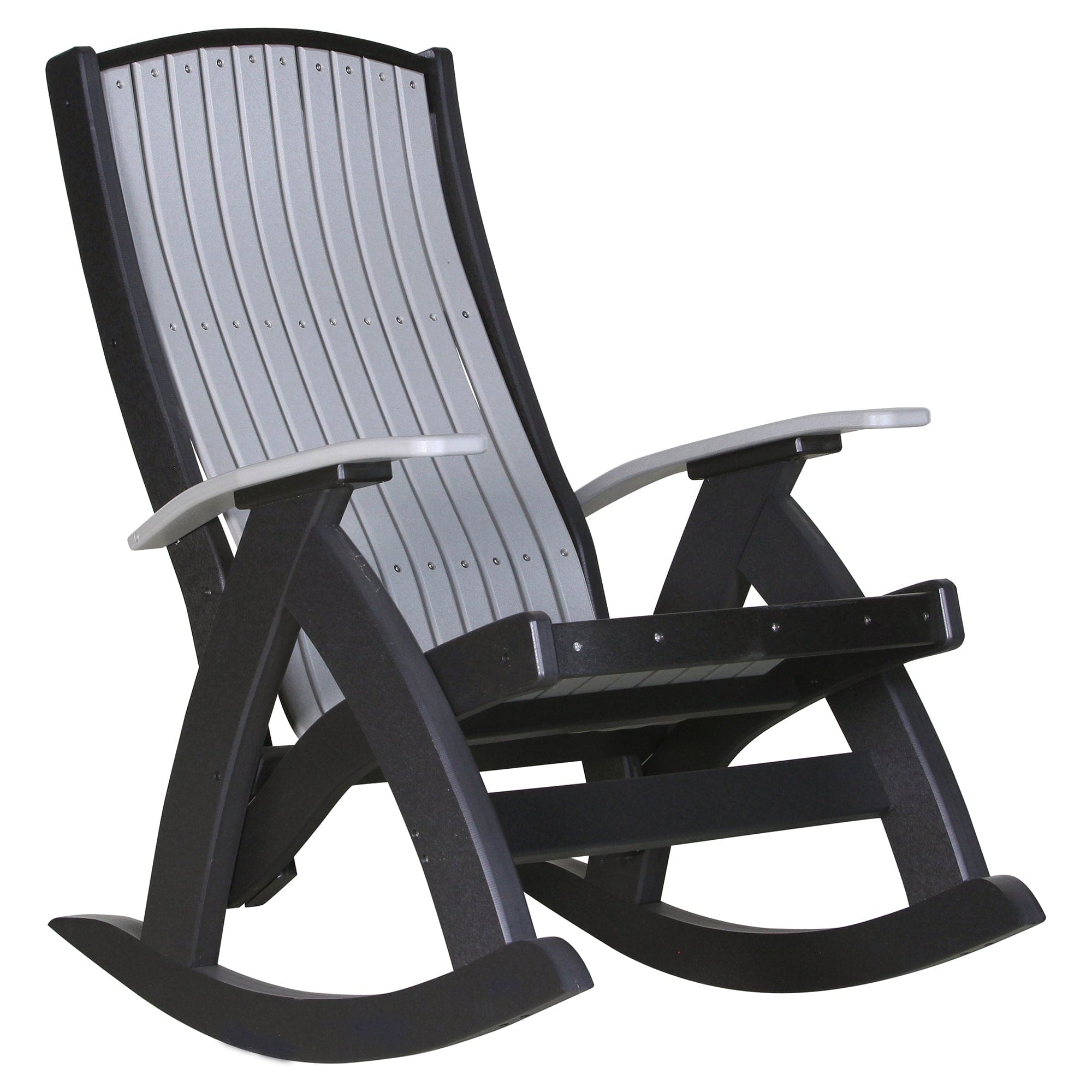 LuxCraft Poly Lumber Comfort Outdoor Rocking Chair