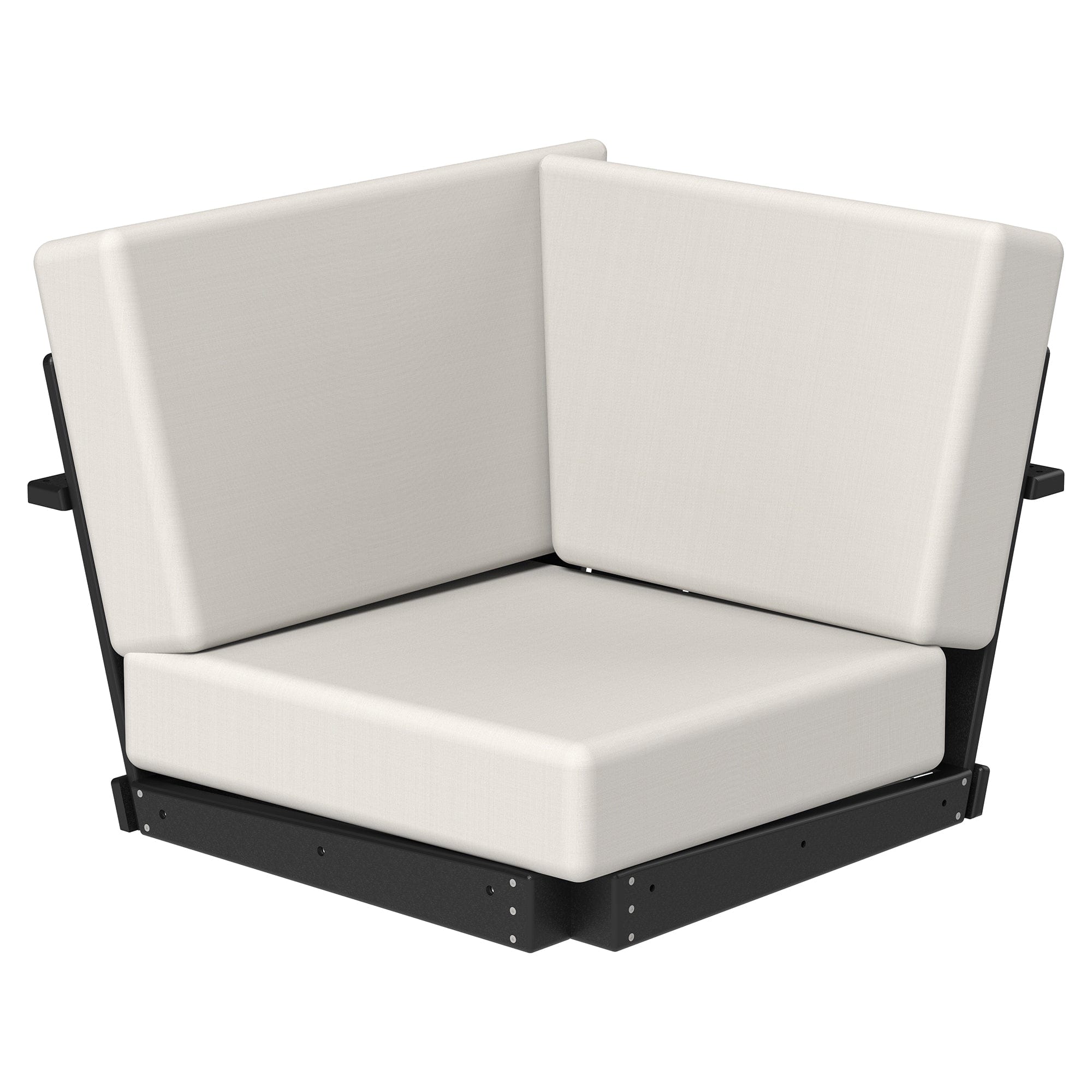 LuxCraft Poly Composite Lanai Deep Seating Corner Unit with Cushion