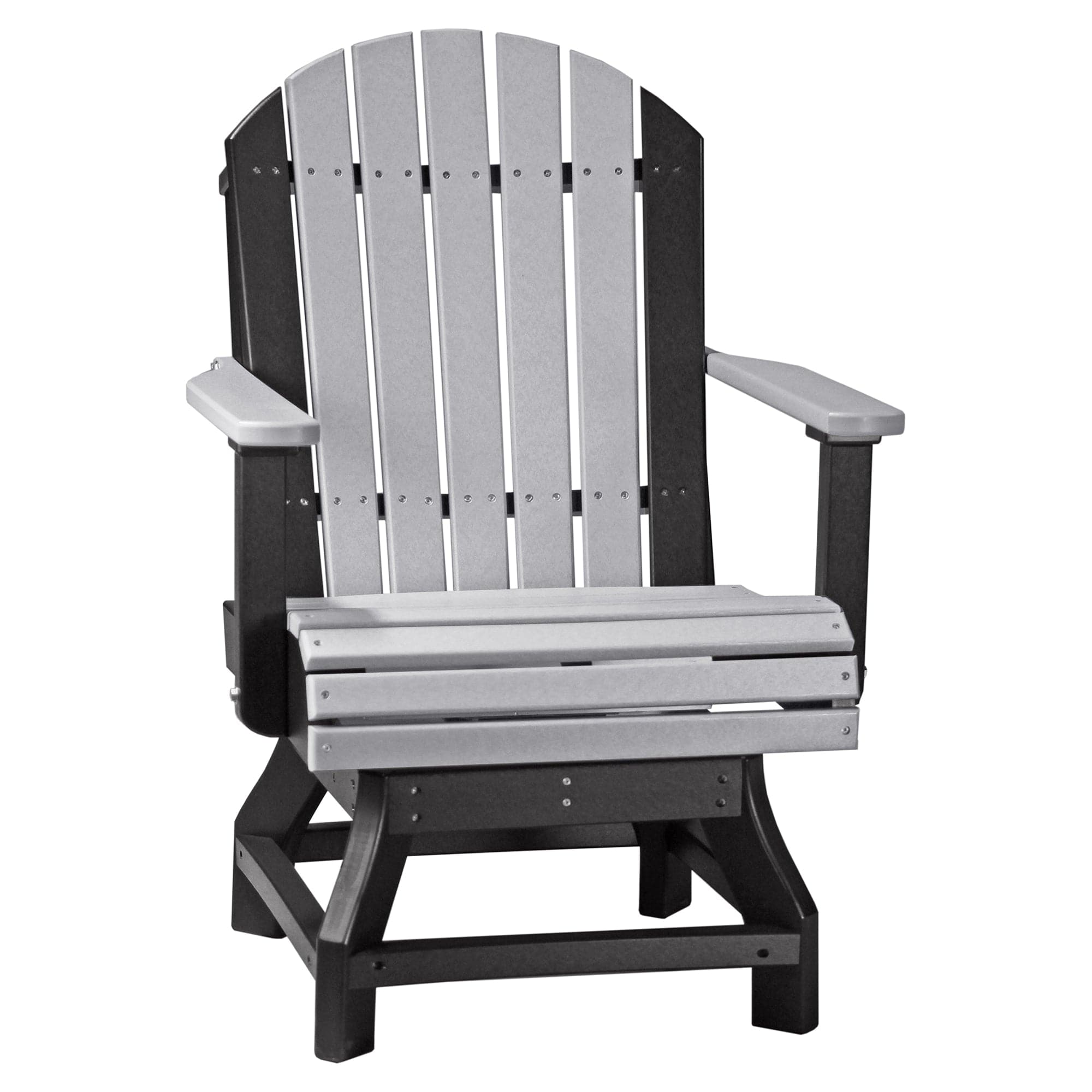 Luxcraft Poly Composite Adirondack Swivel Dining Chair